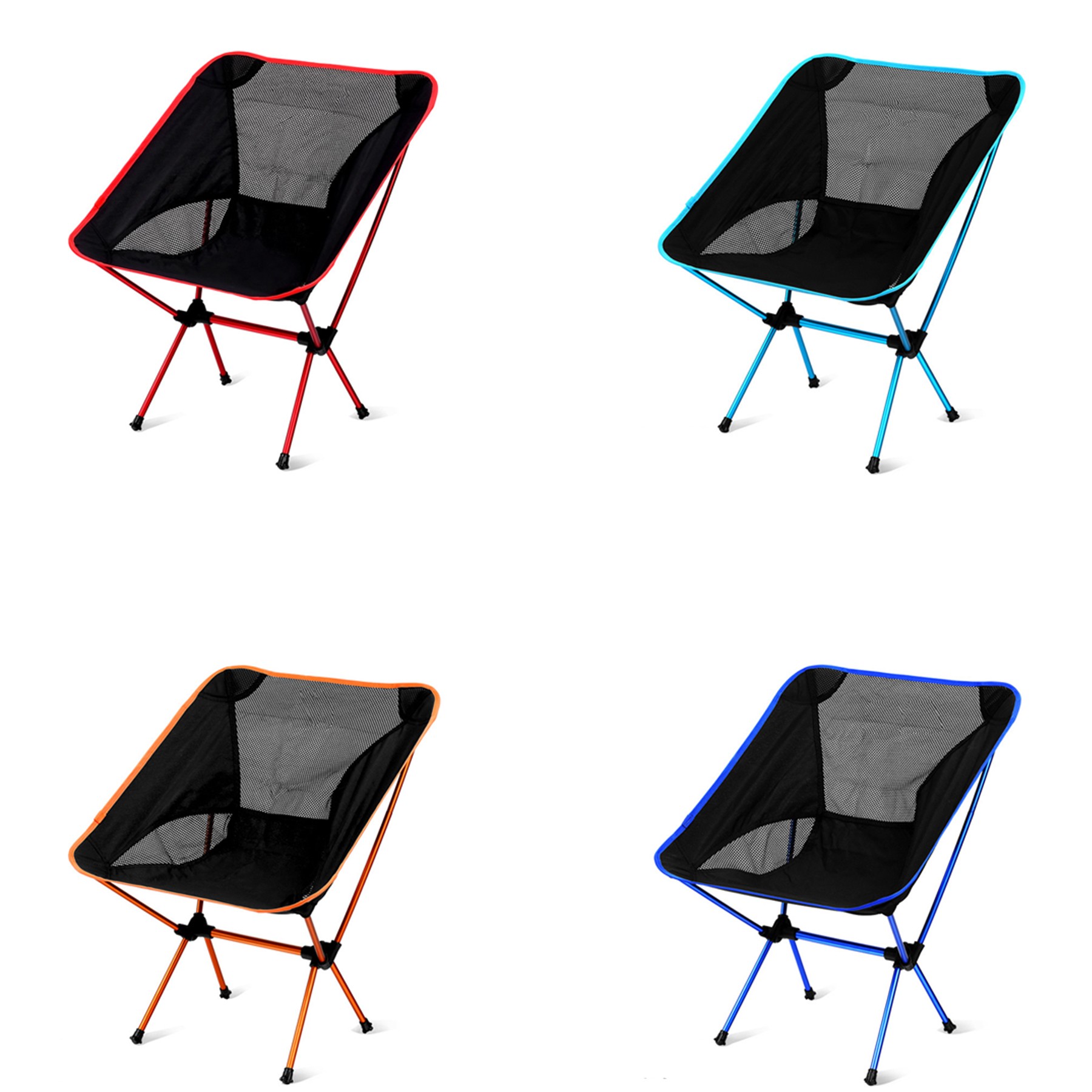 Outdoor Portable Aluminum Alloy Folding Camping Chair 4