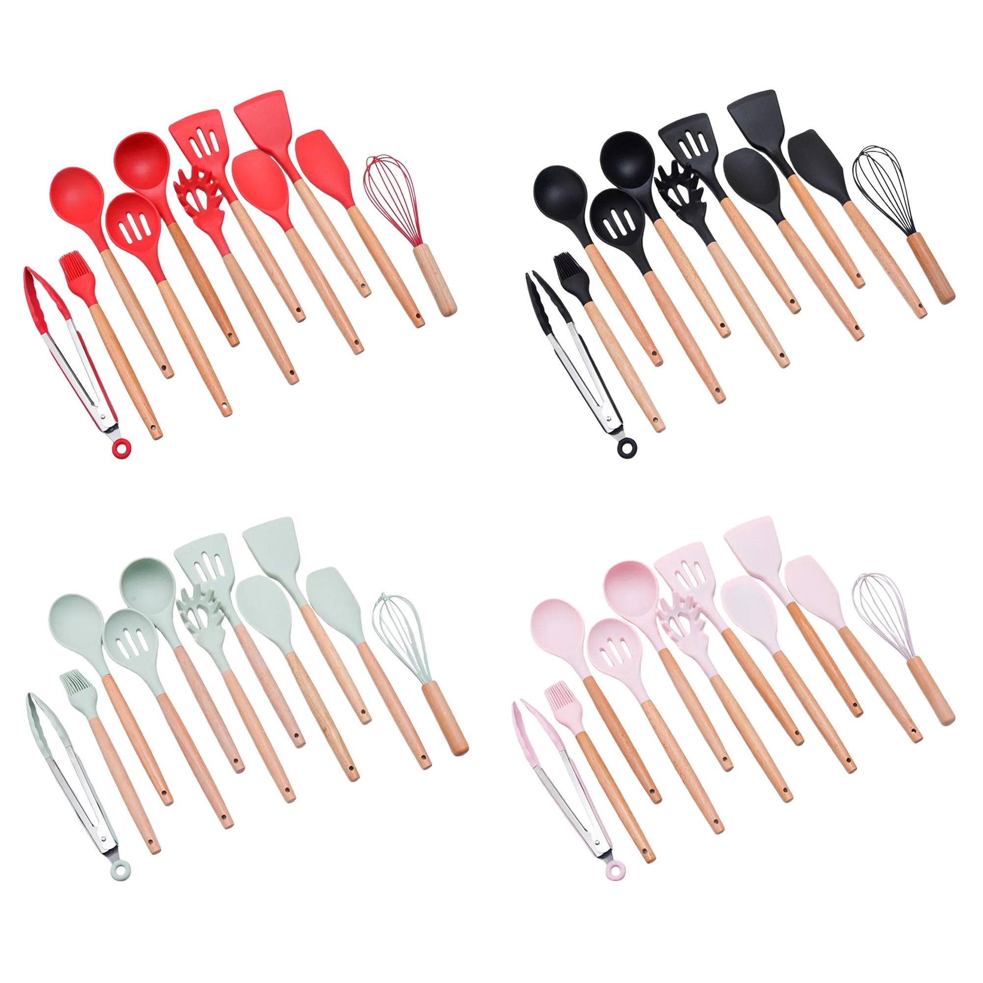 12-Piece Silicone Kitchen Utensil Set 5