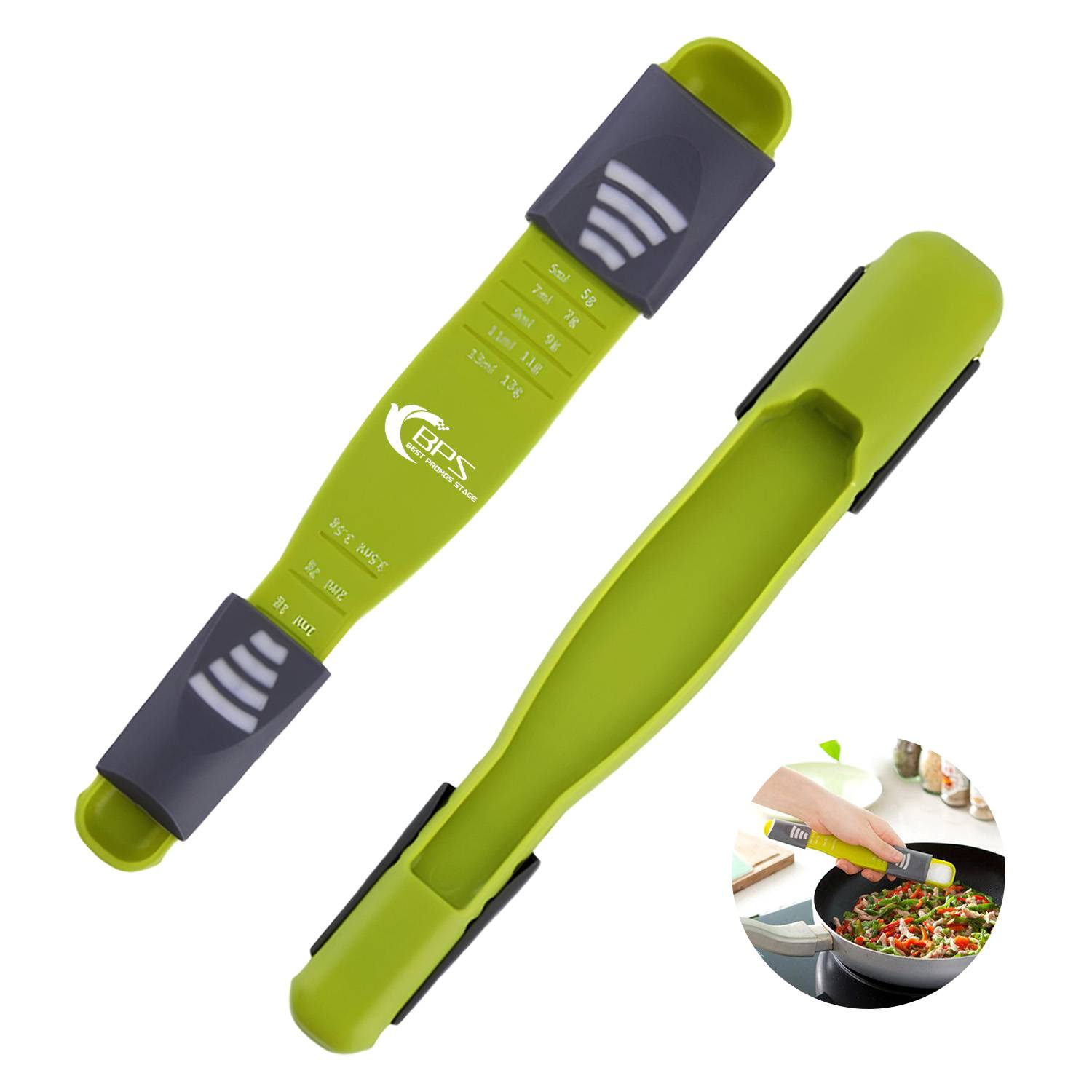 Double End Adjustable With Eight Stalls Measuring Spoon 10