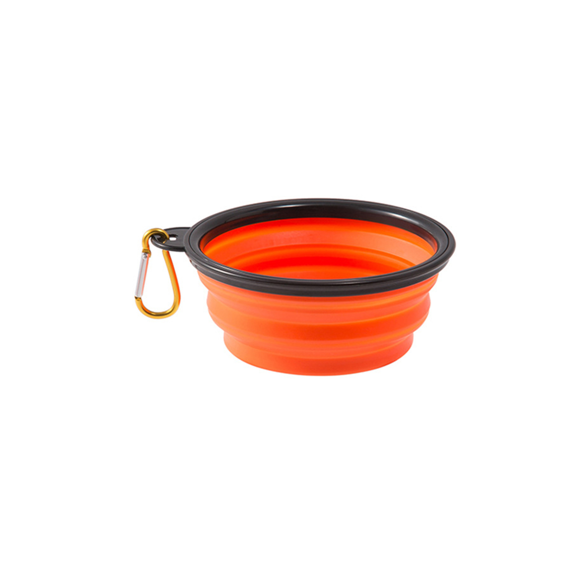 Portable Collapsible Pet Travel Dish With Carabiner 4