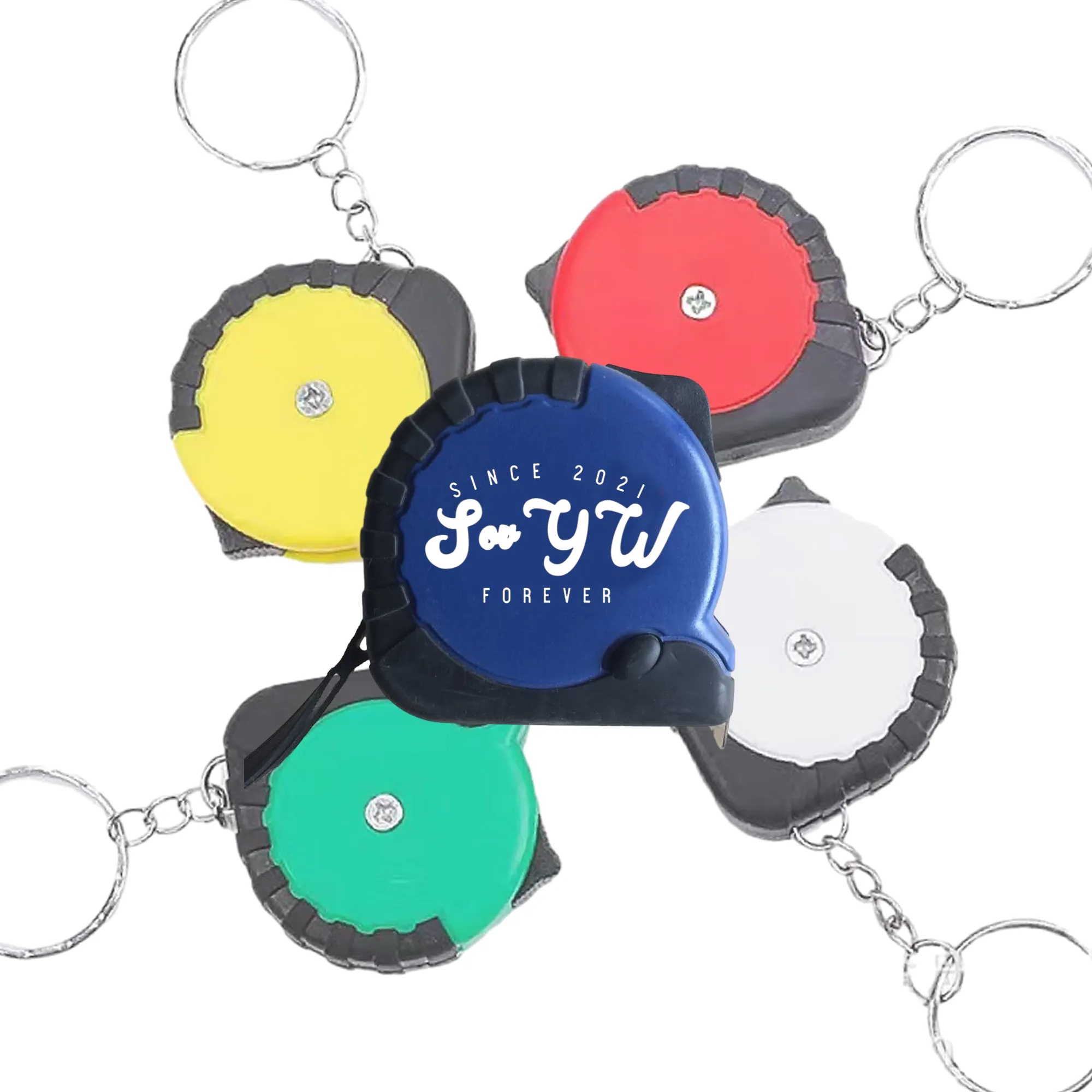 Mini Grip Tape Measure Key Chain 2