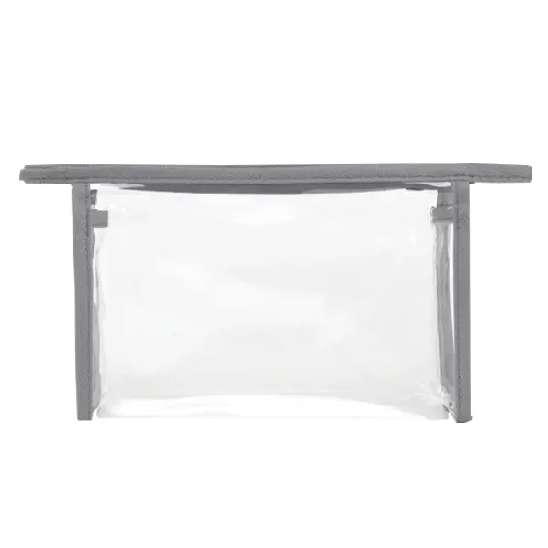 Clear Travel Toiletry Pouch 7.5x5 8