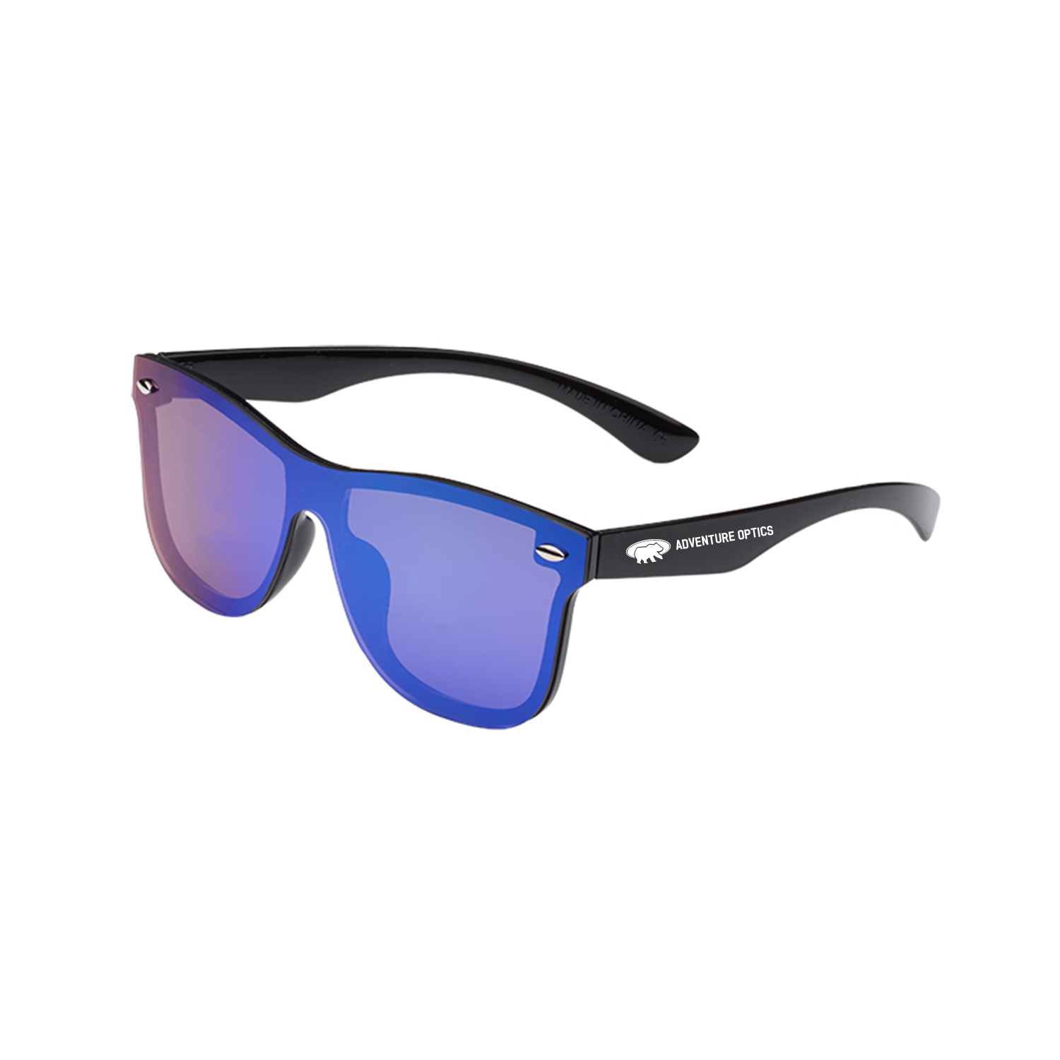 Spectator Mirrored Sunglasses (1 Color Imprint) 2
