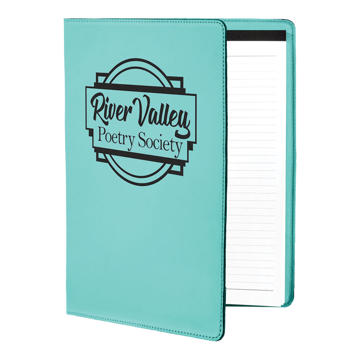 9" x 12" Leatherette Teal Portfolio