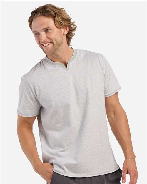 Men's Striped V-Notch T-Shirt - BM2401 2