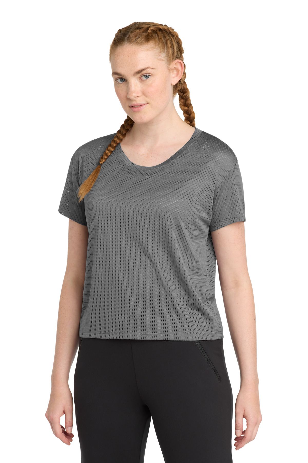 Sport-Tek Women's PosiCharge Draft Crop Tee. LST411 6
