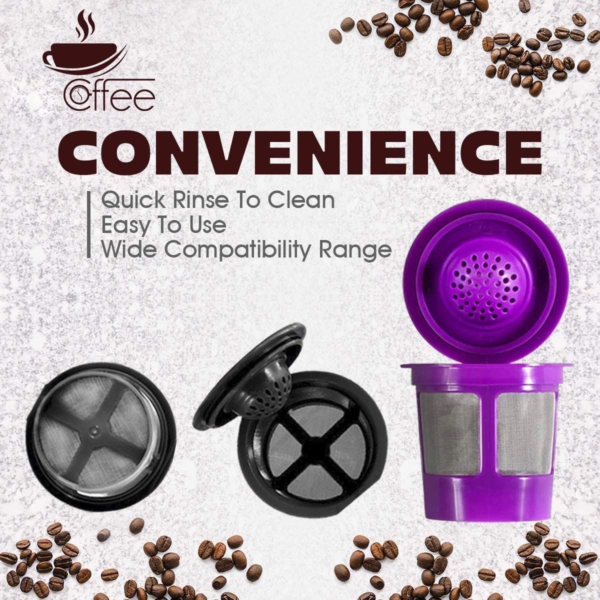 Reusable K Cups Single Cup Coffee Filters 2