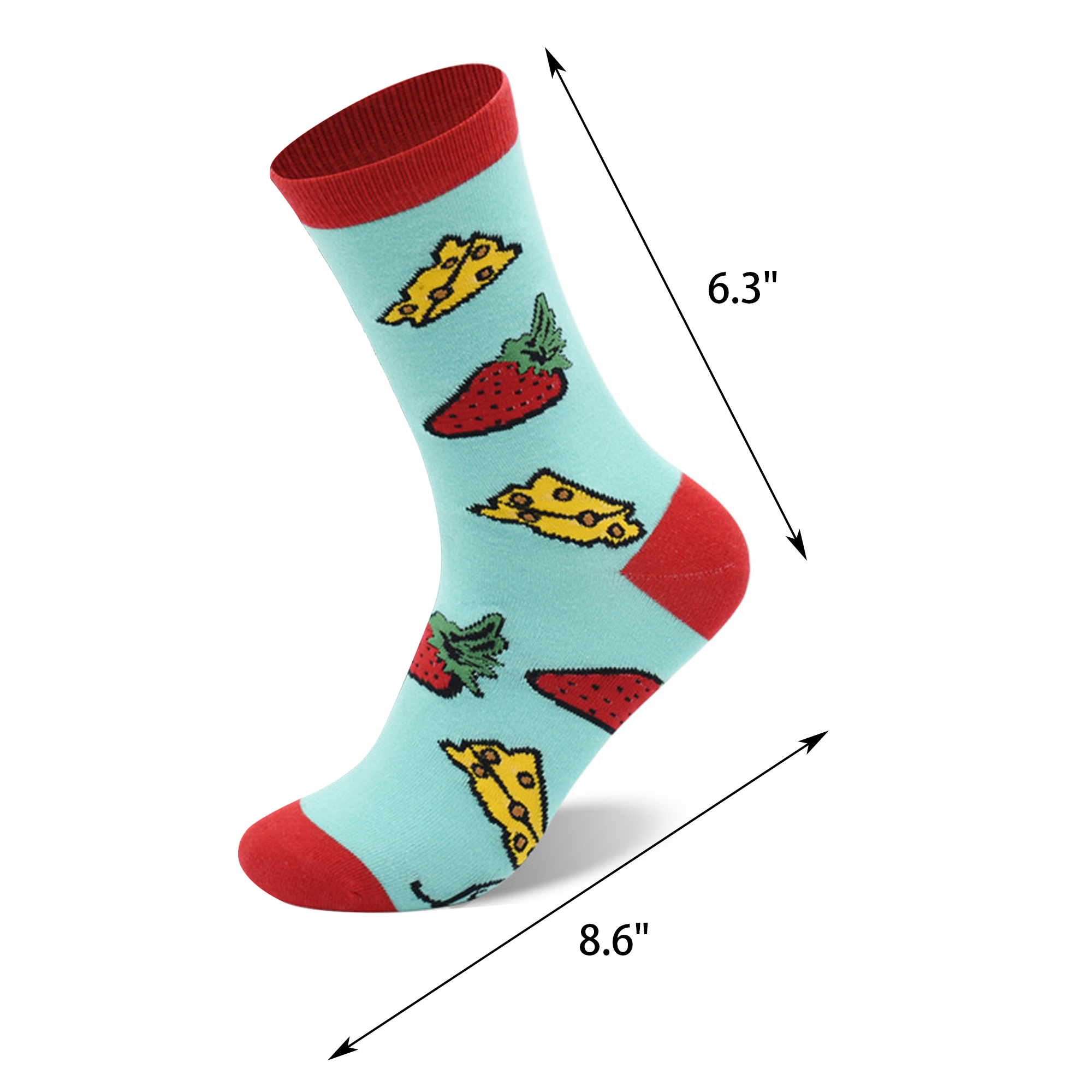 Bespoke Jacquard Weave Crew Socks 3