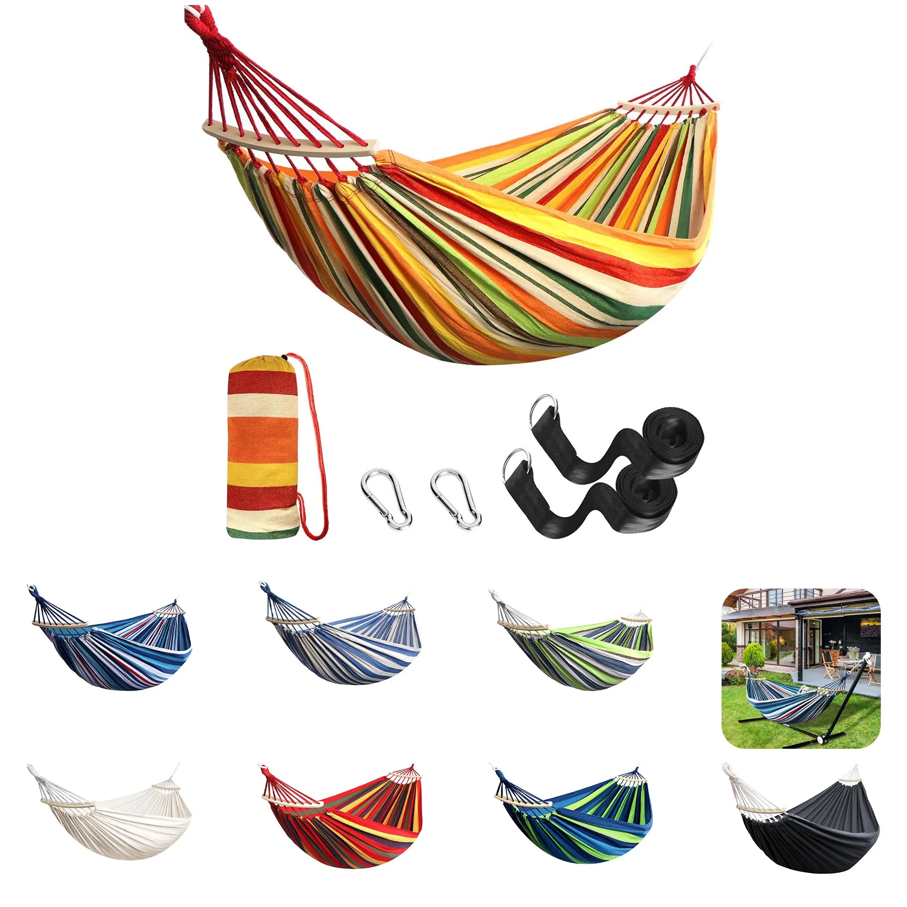 Comfortable Spreader Hammock for Outdoor and Backyard 3