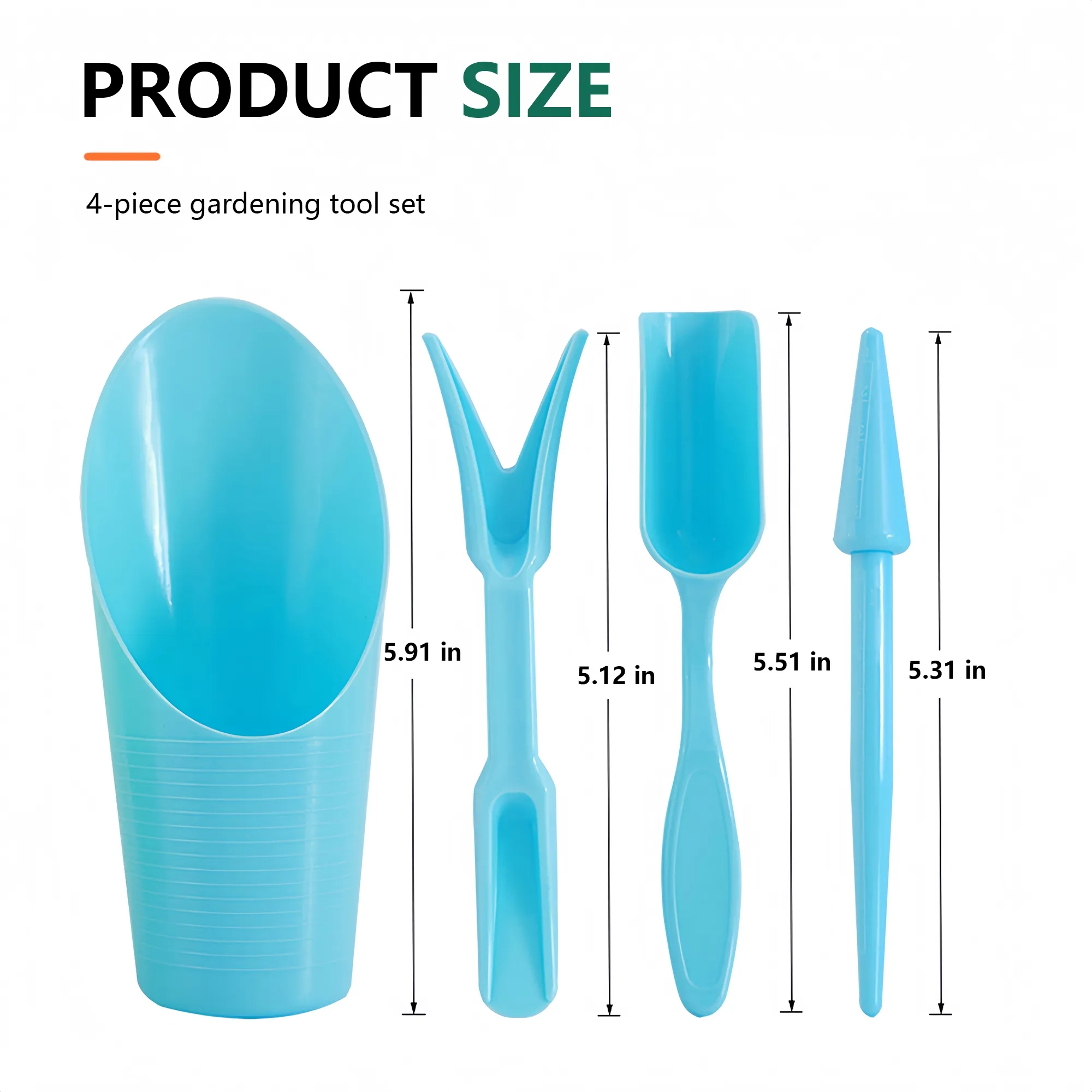 4-Piece Gardening Tool Set 9