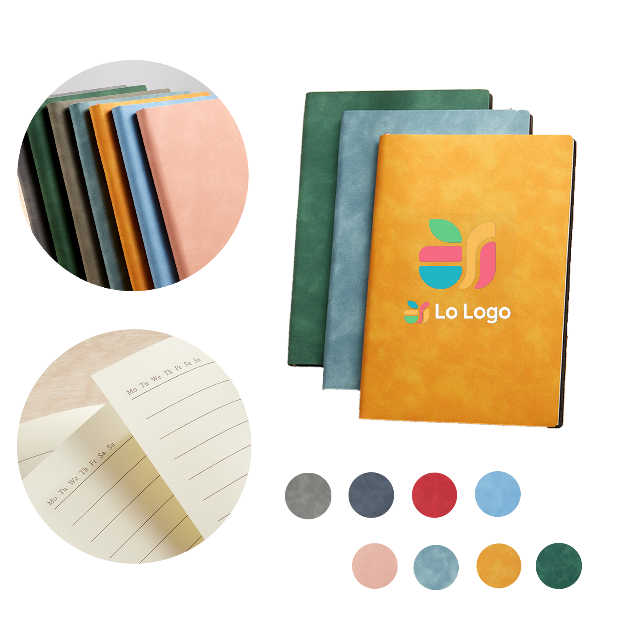 A5 PU Notebook with Bound Cover 3