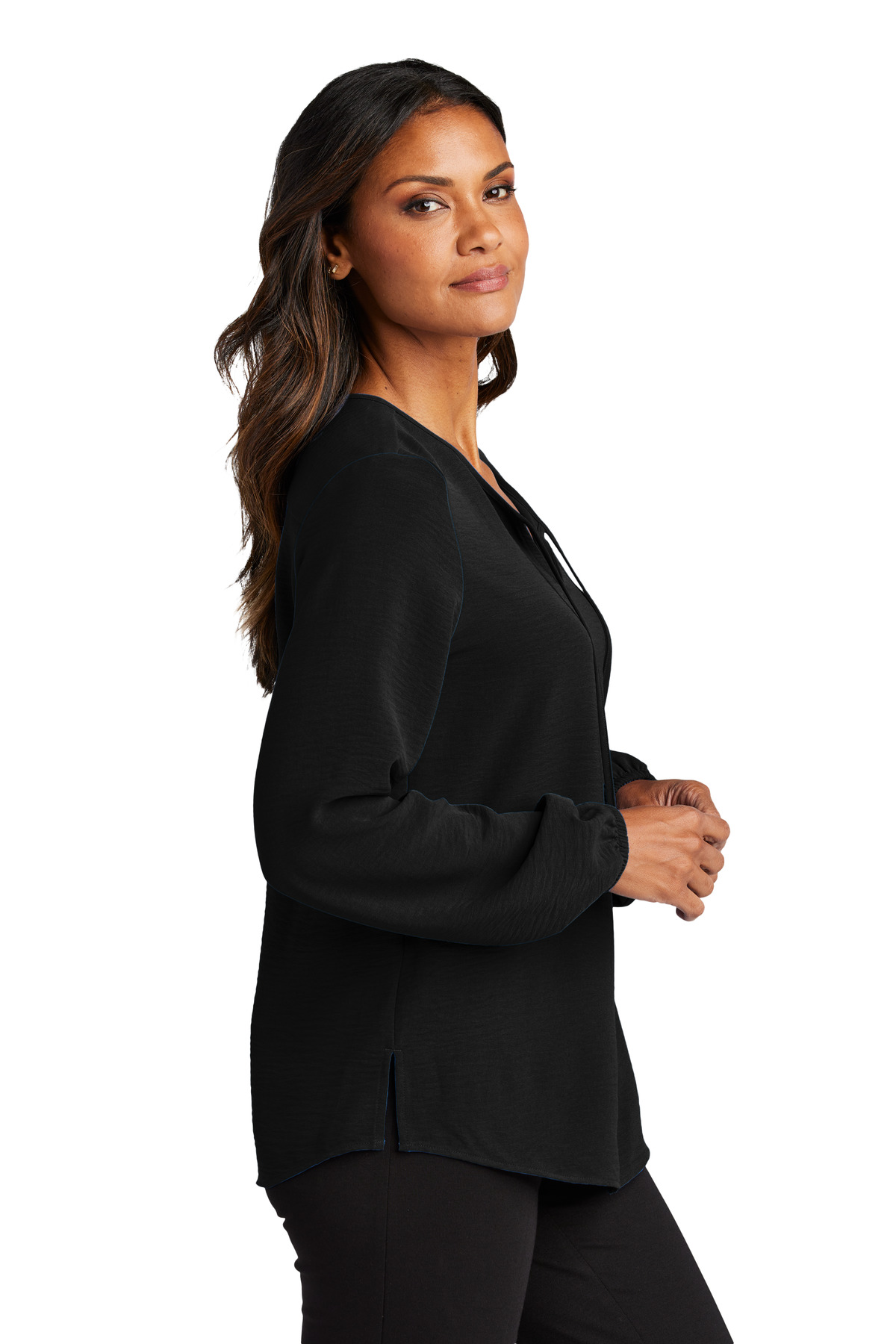 Port Authority Women's Textured Crepe Blouse LW714 10