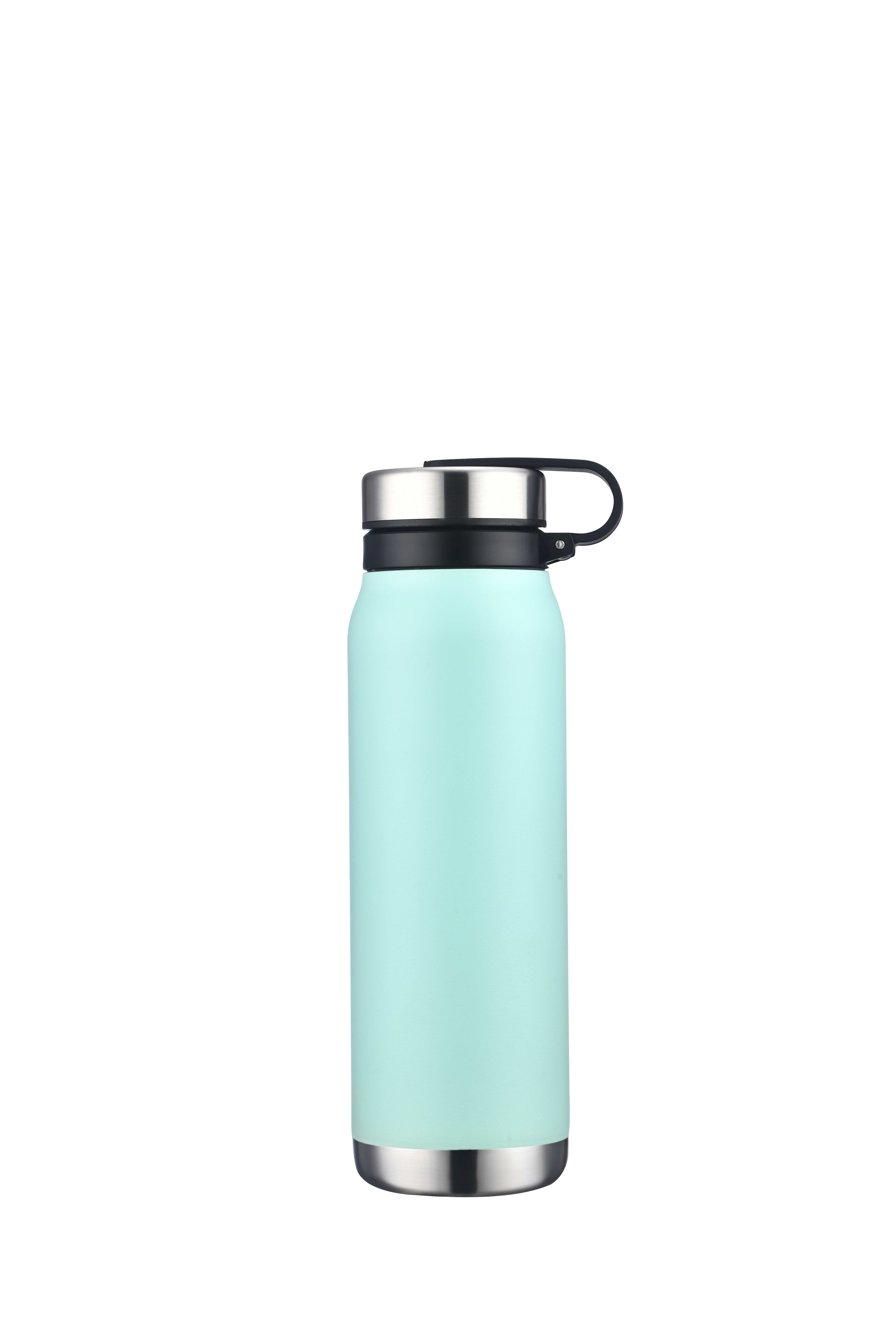 Endura 20 oz Light Blue Vacuum Water Bottle with Removable SS Lid, custom water bottle with logo imprint 2