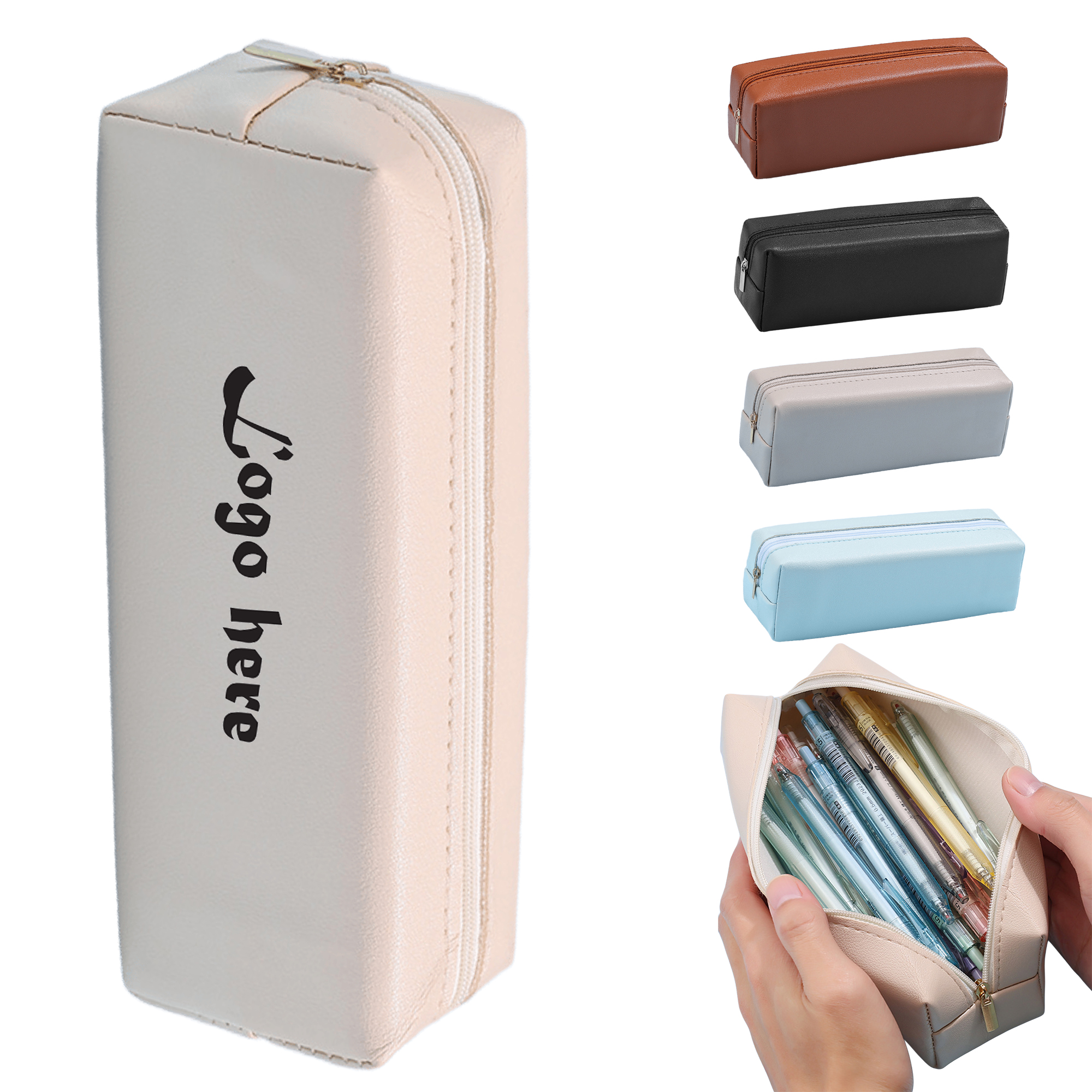 PU Portable Pencil Case MOQ 50 2