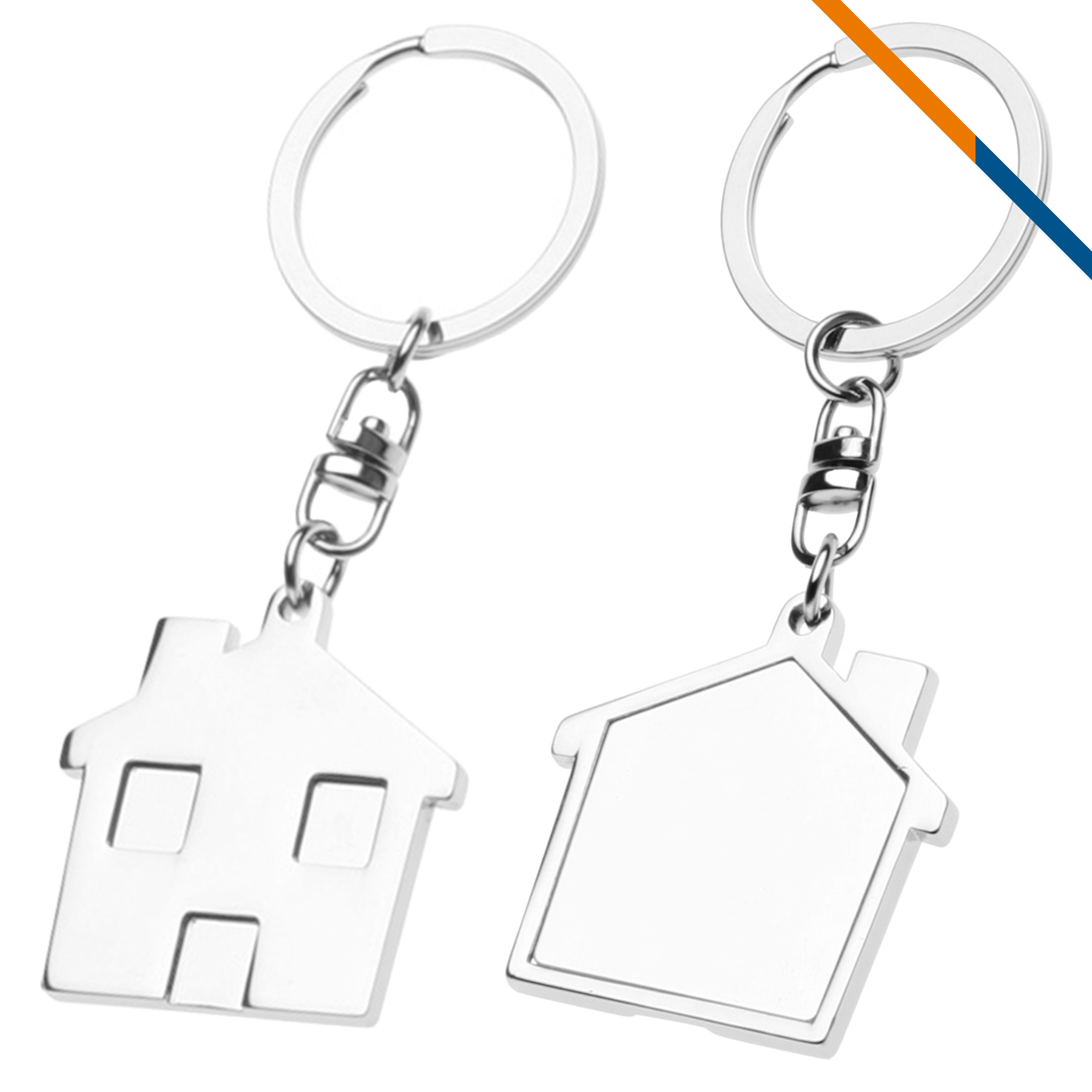Lively House Metal Keychains 2