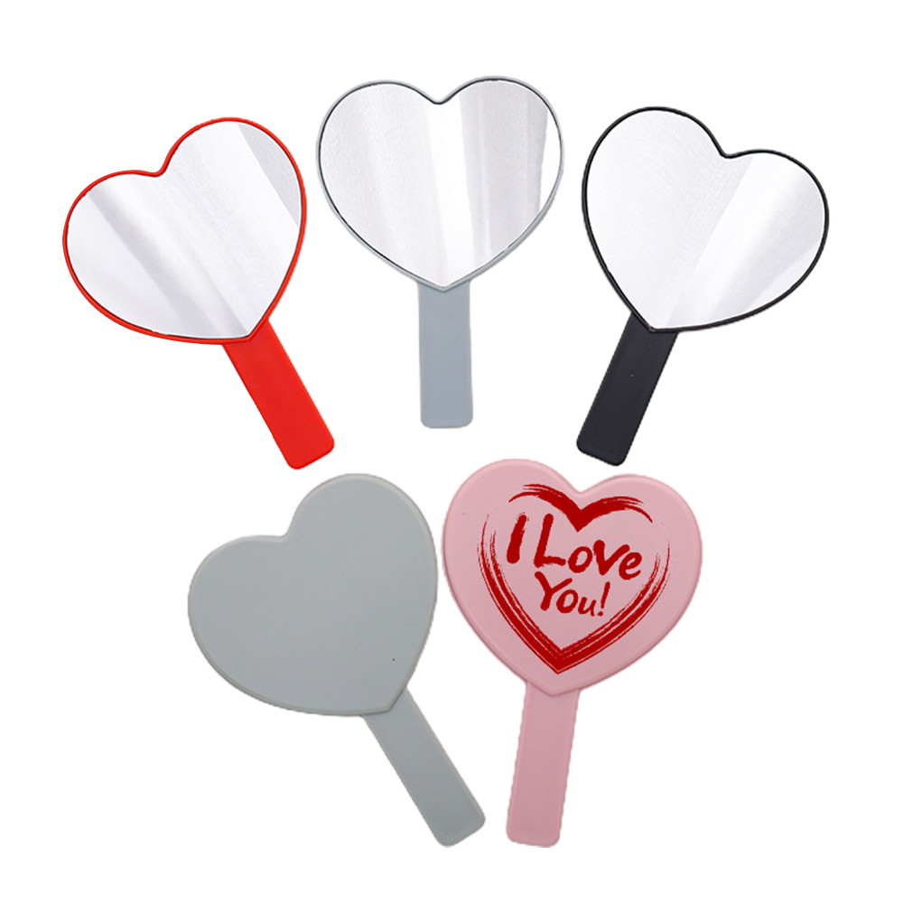 Custom Cute Heart-shaped Mirror 1