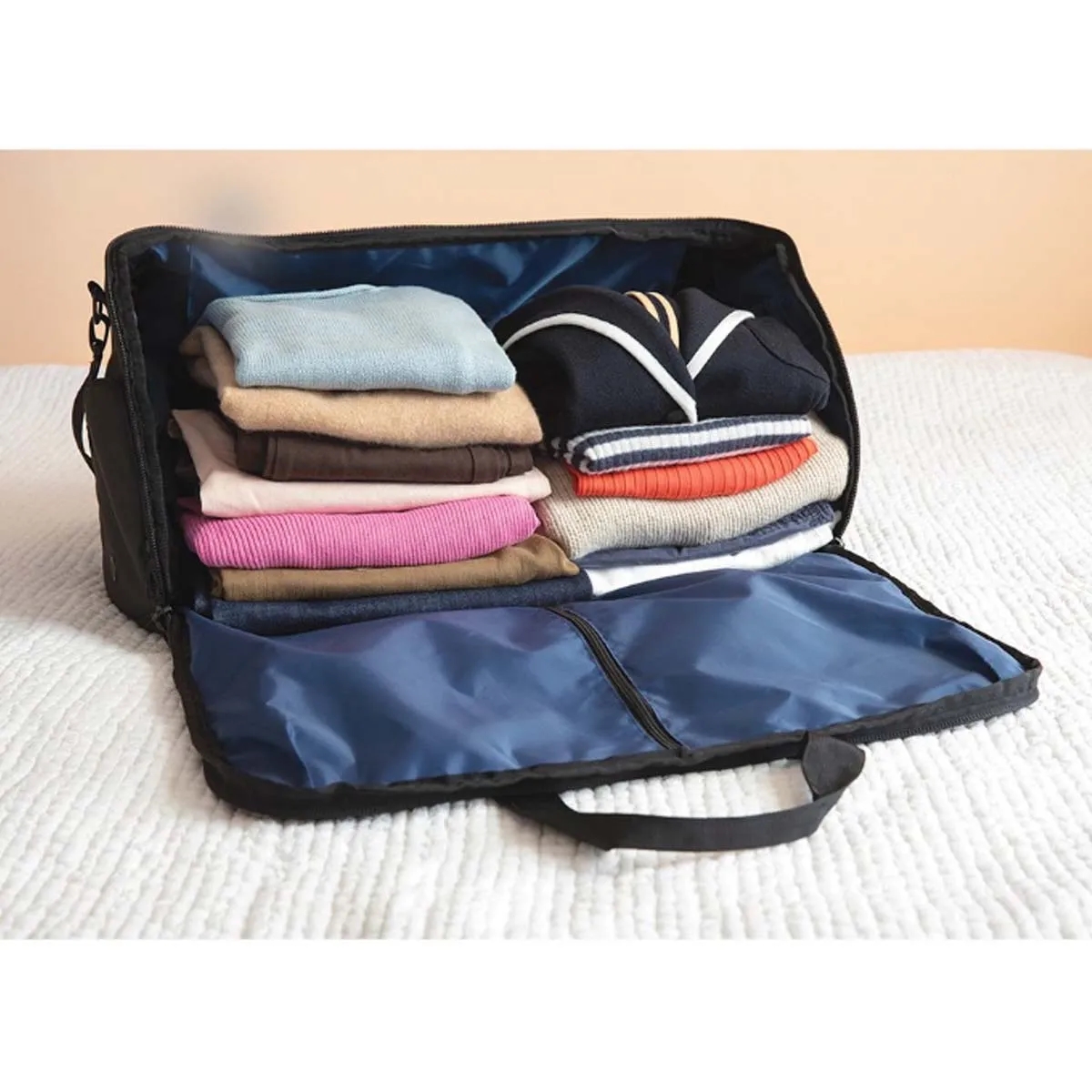 2-in-1 Convertible Garment Duffel Travel Weekender Bag 2
