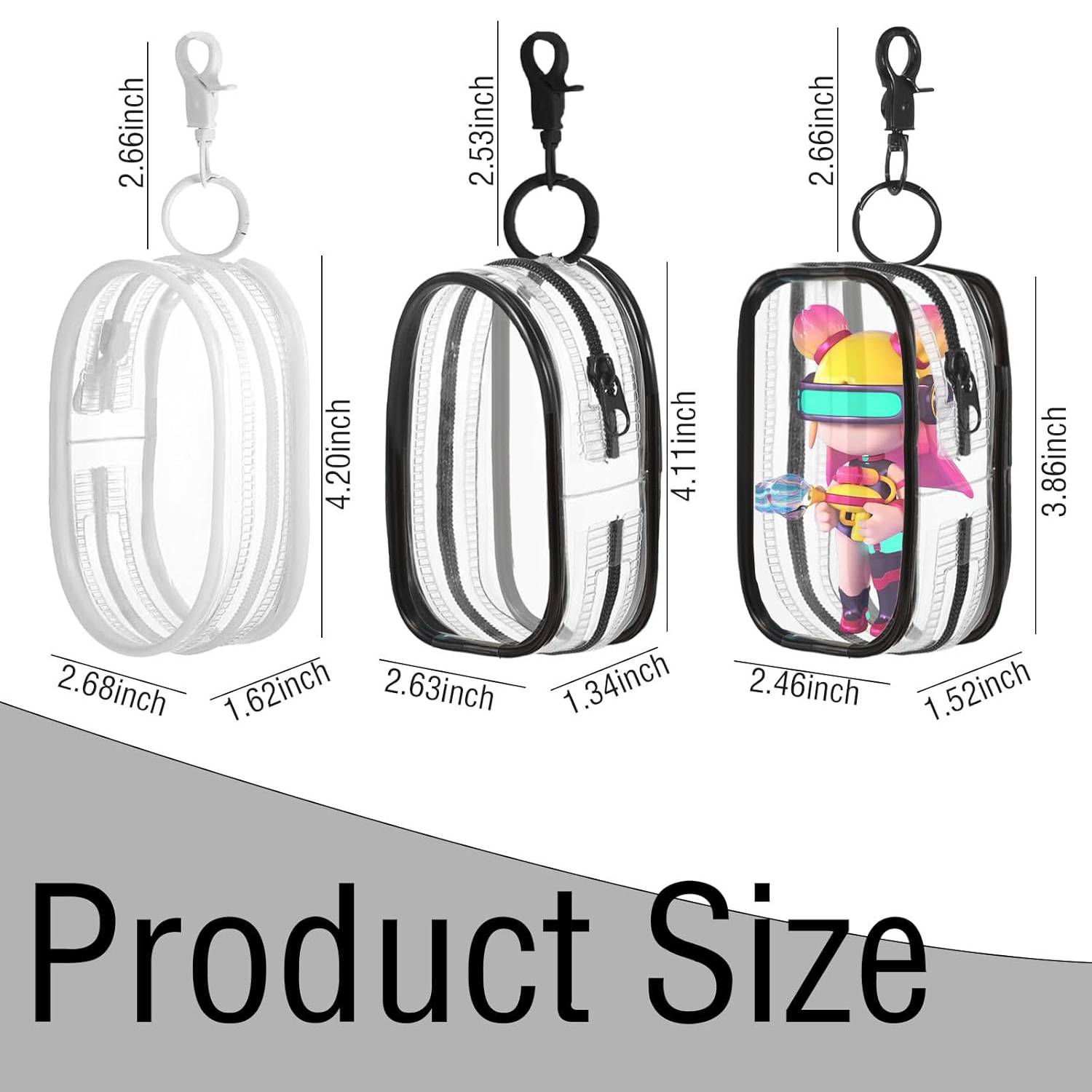 Mini Waterproof Transparent PU Makeup Storage Bag 2