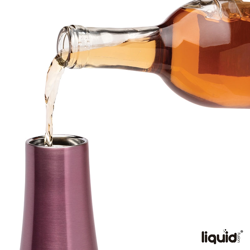 Liquid Fusion®  25 oz. Vacuum Insulated Steel Wine Carafe / Bottle 17