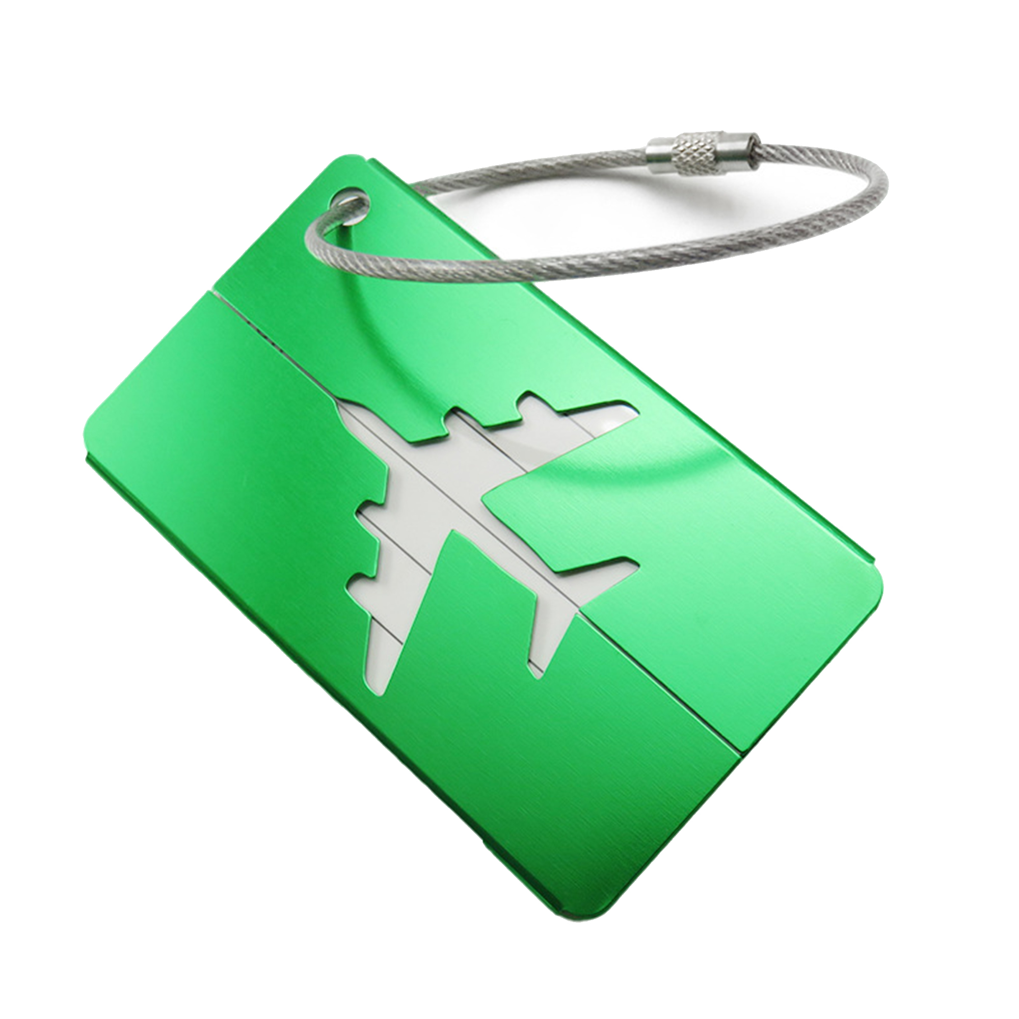 Aluminum Airplane Luggage Tag 9