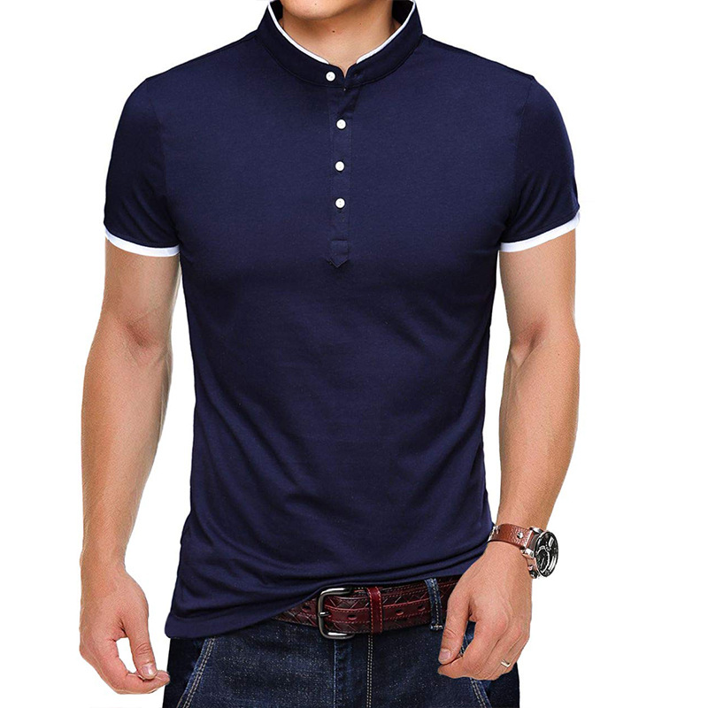 Solid Color Short Sleeve T-Shirt 2