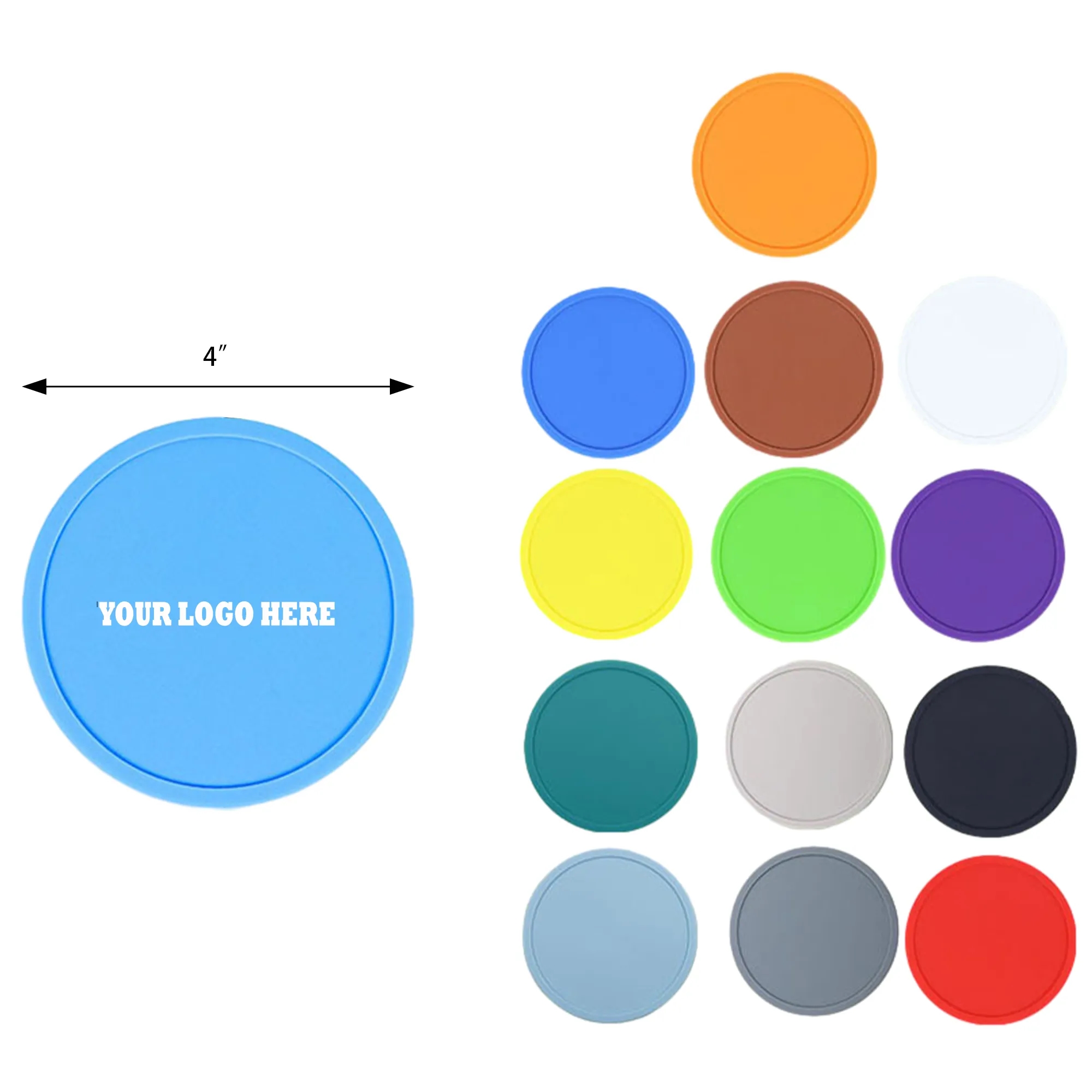 Silicone Coaster Insulation Mat Placemat Bowl Pad MOQ 100PCS 3