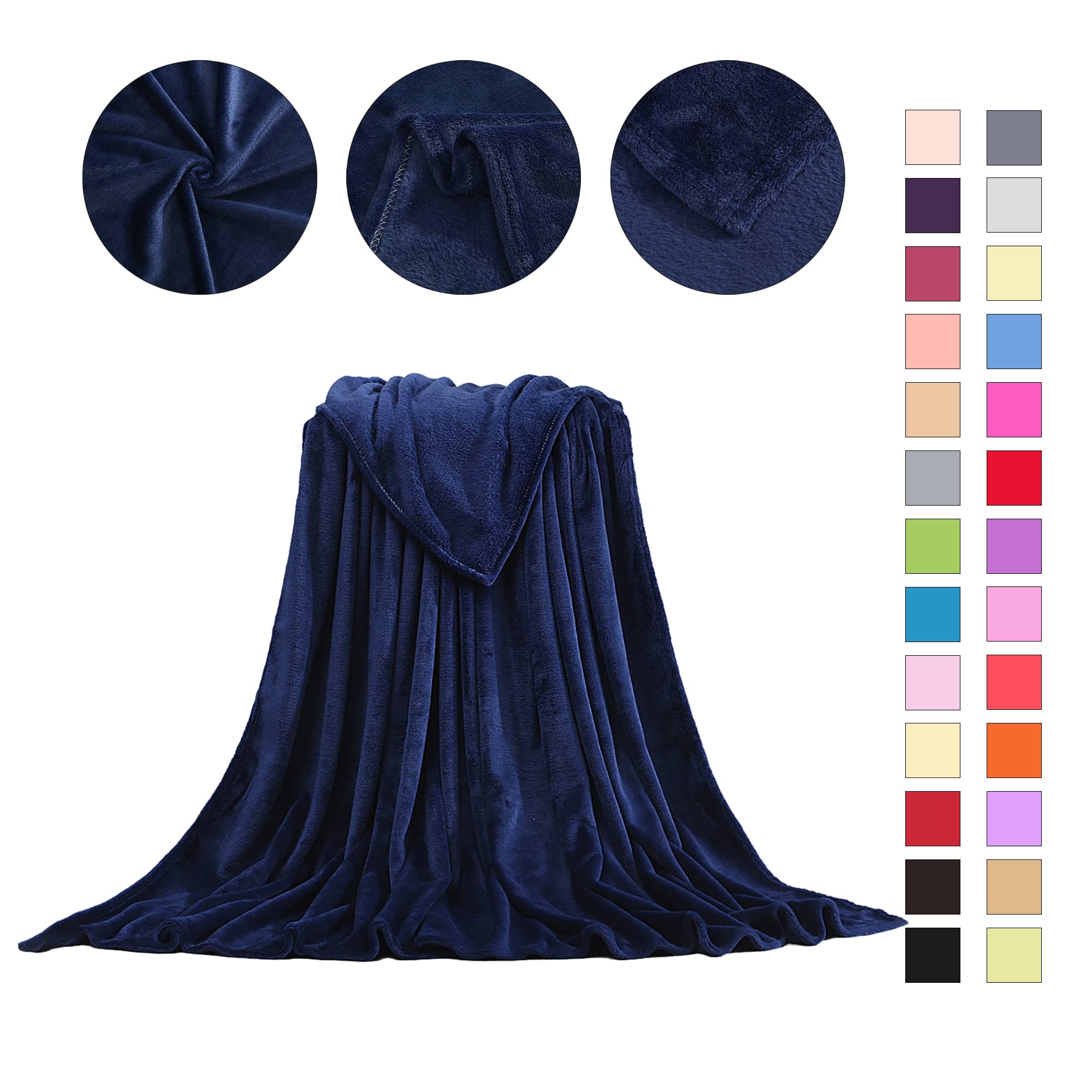 Versatile Polyester Blanket Mul Sizes Avail 2