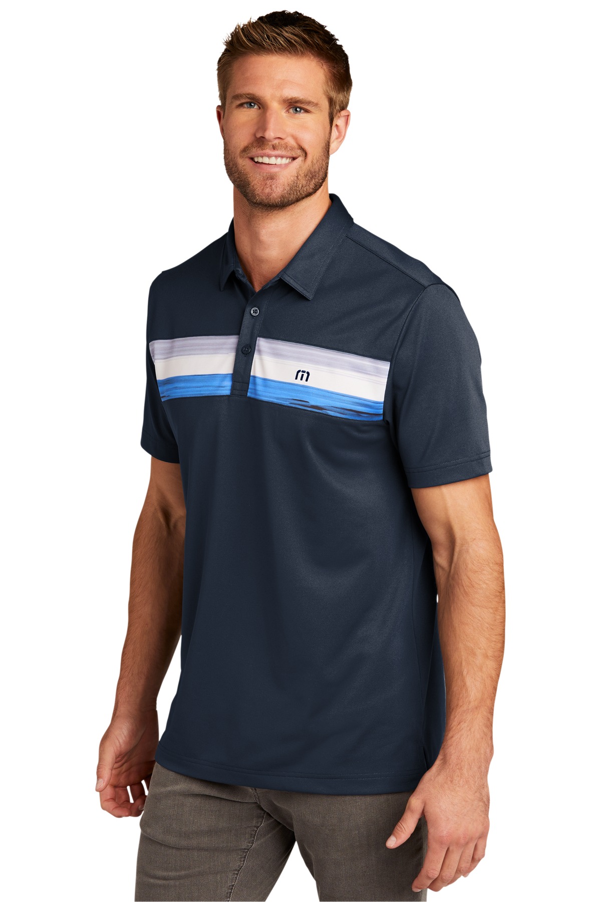 TravisMathew Cabana Chest Stripe Polo. TM1MU416 10