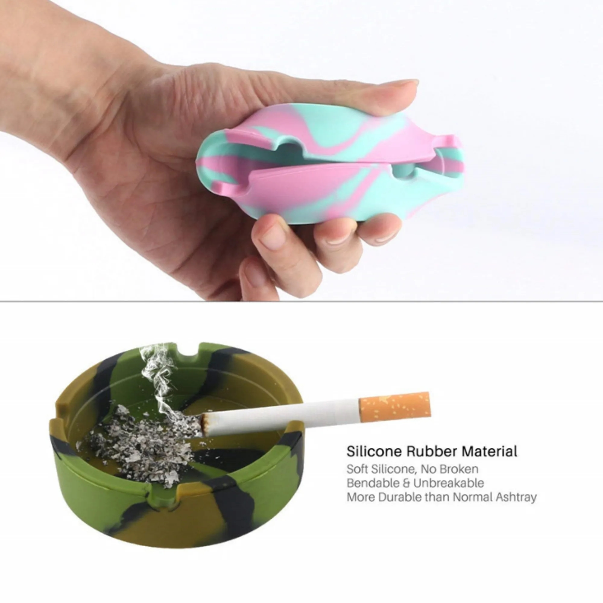 Silicone Ashtray For Cigarette 8