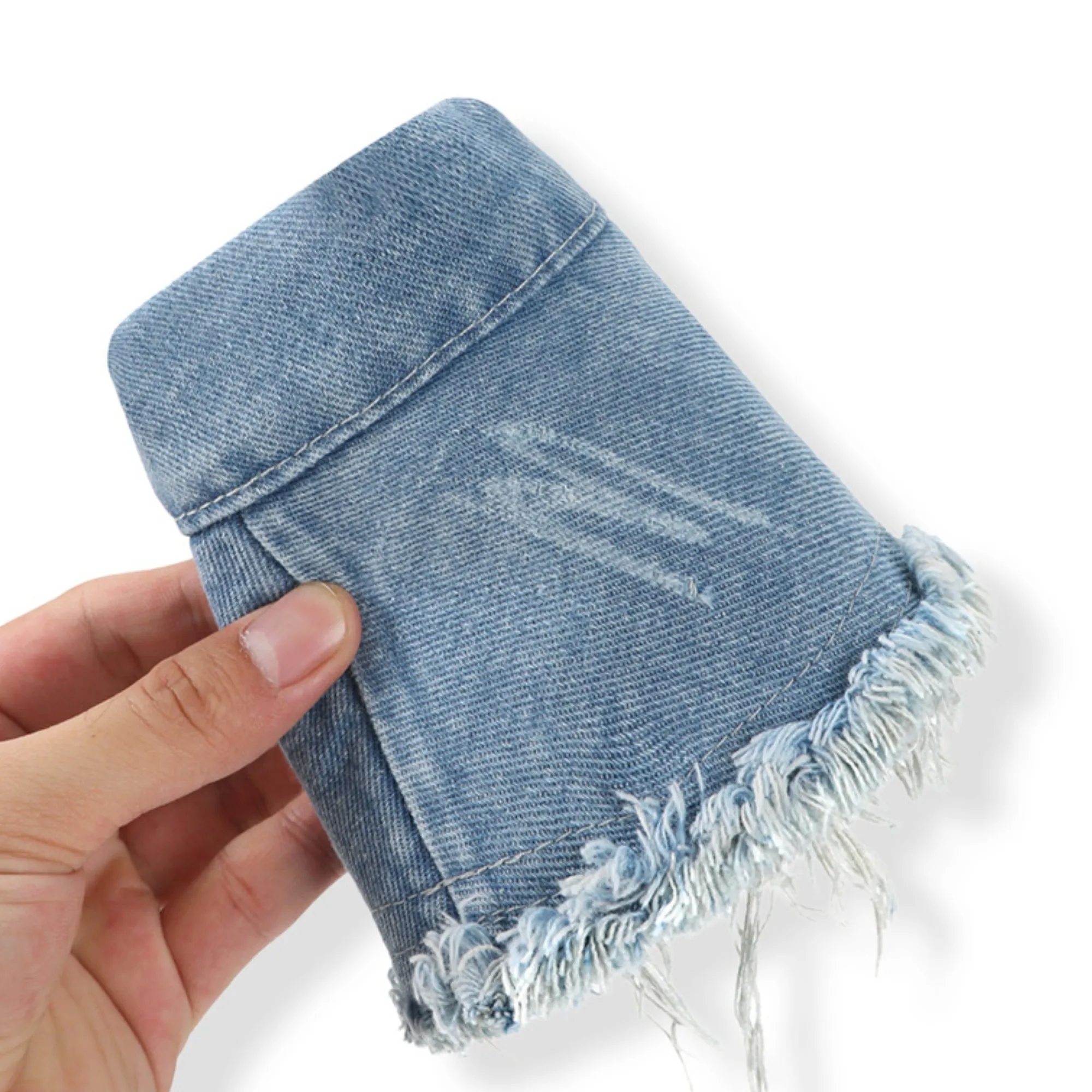 Denim Fisherman Bucket Hat Sunhat 2