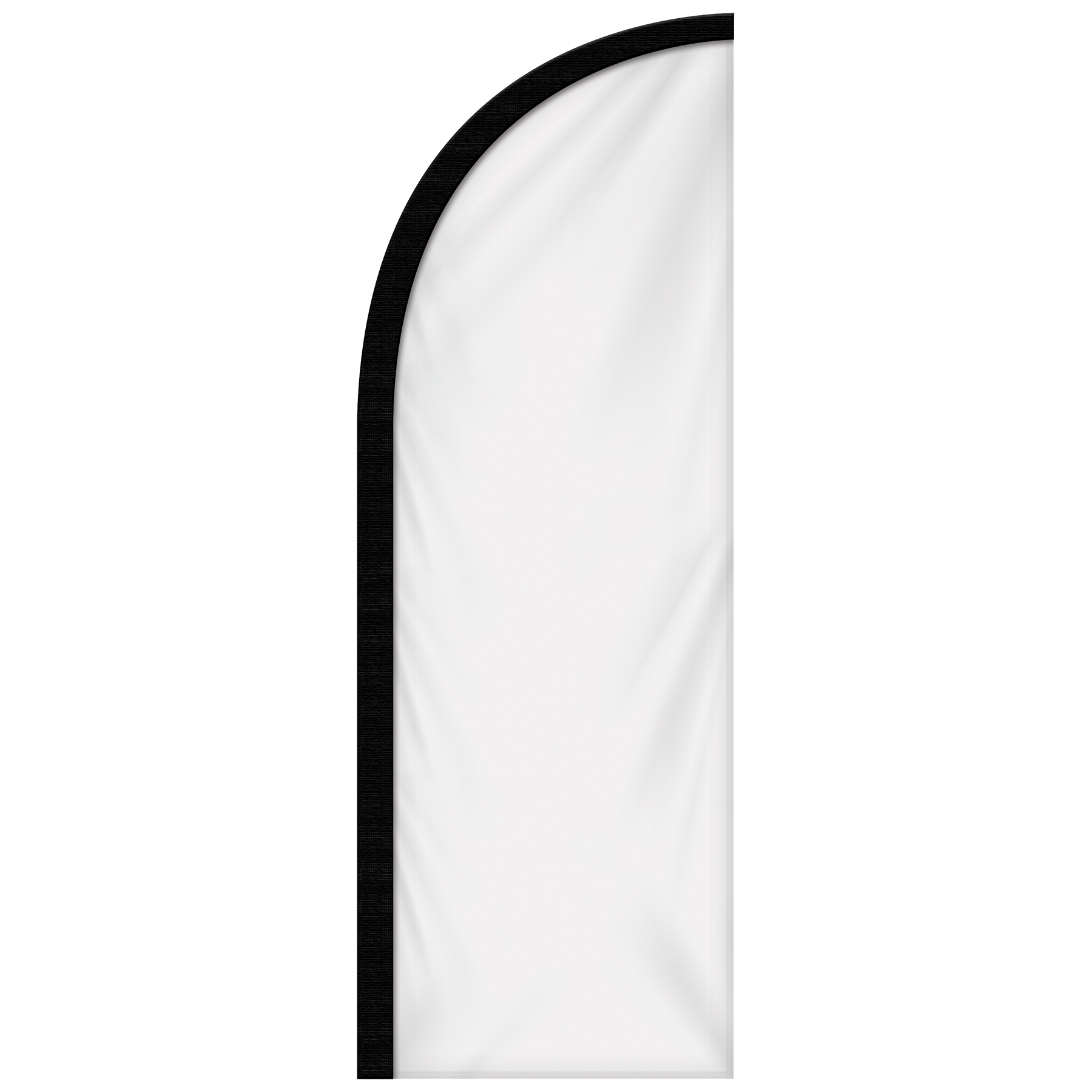 6' Double Sided Custom Portable Half Drop Banners 5