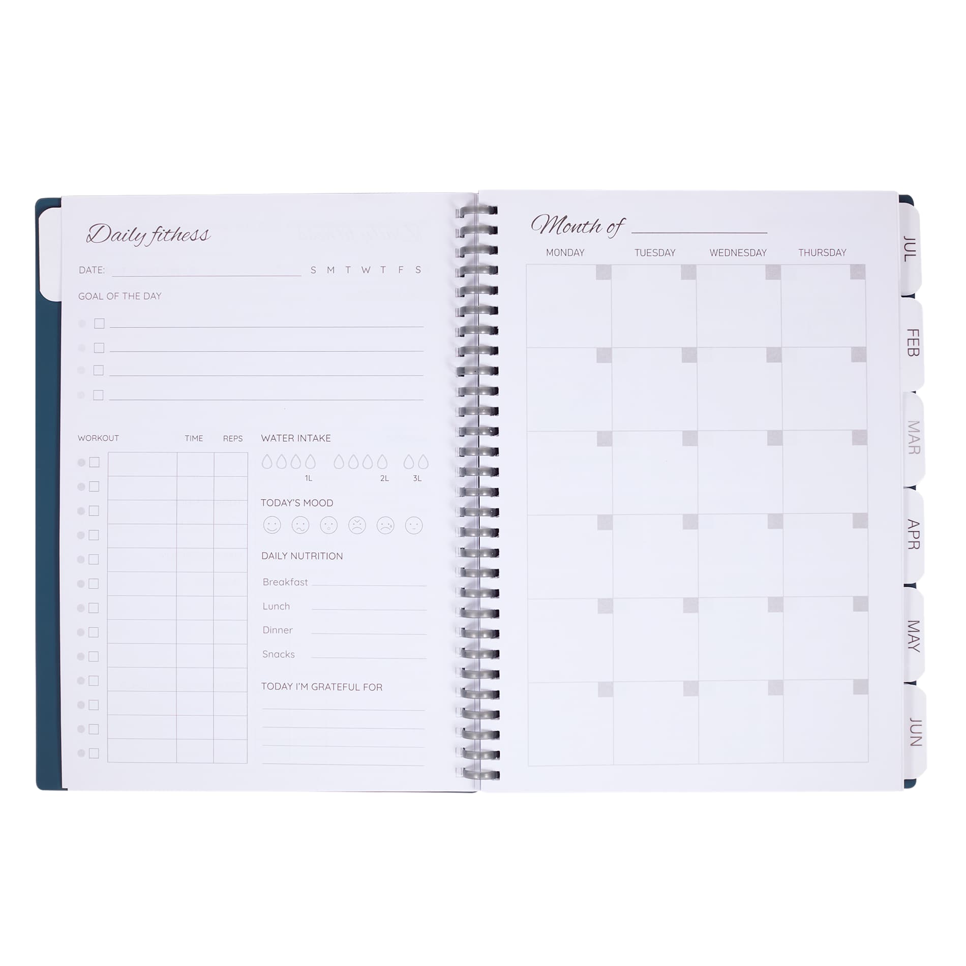 Wellable™ Plan Well Undated Planner Journal 65