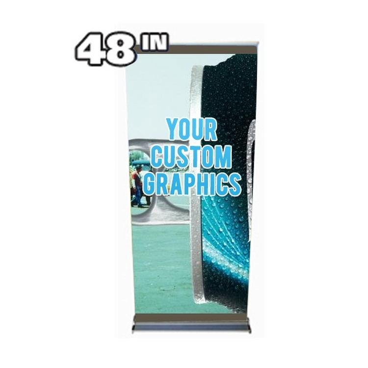 KingStep Retractable Banner 48inx90in Graphic 2