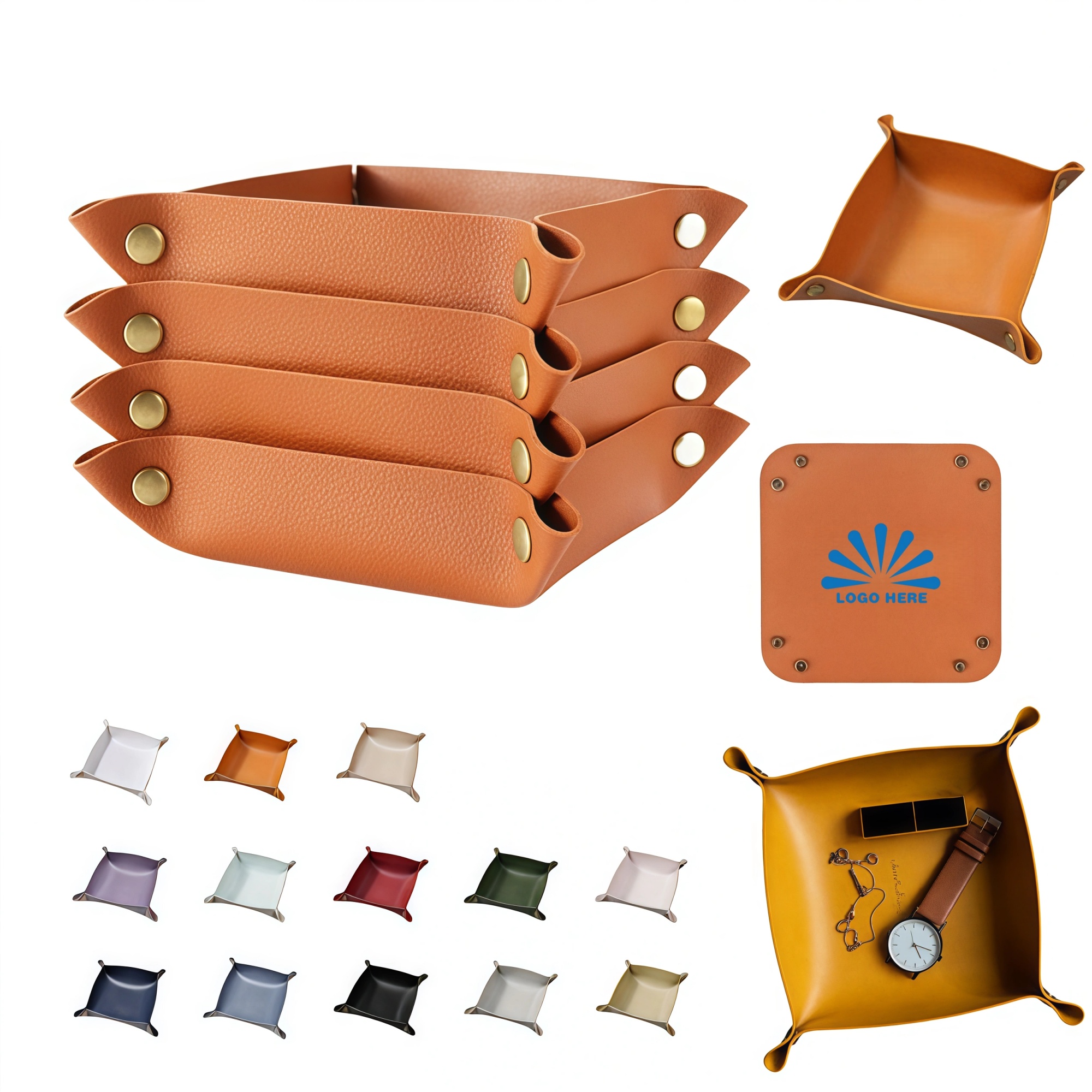 Foldable Desk Sundries Storage Tray 1