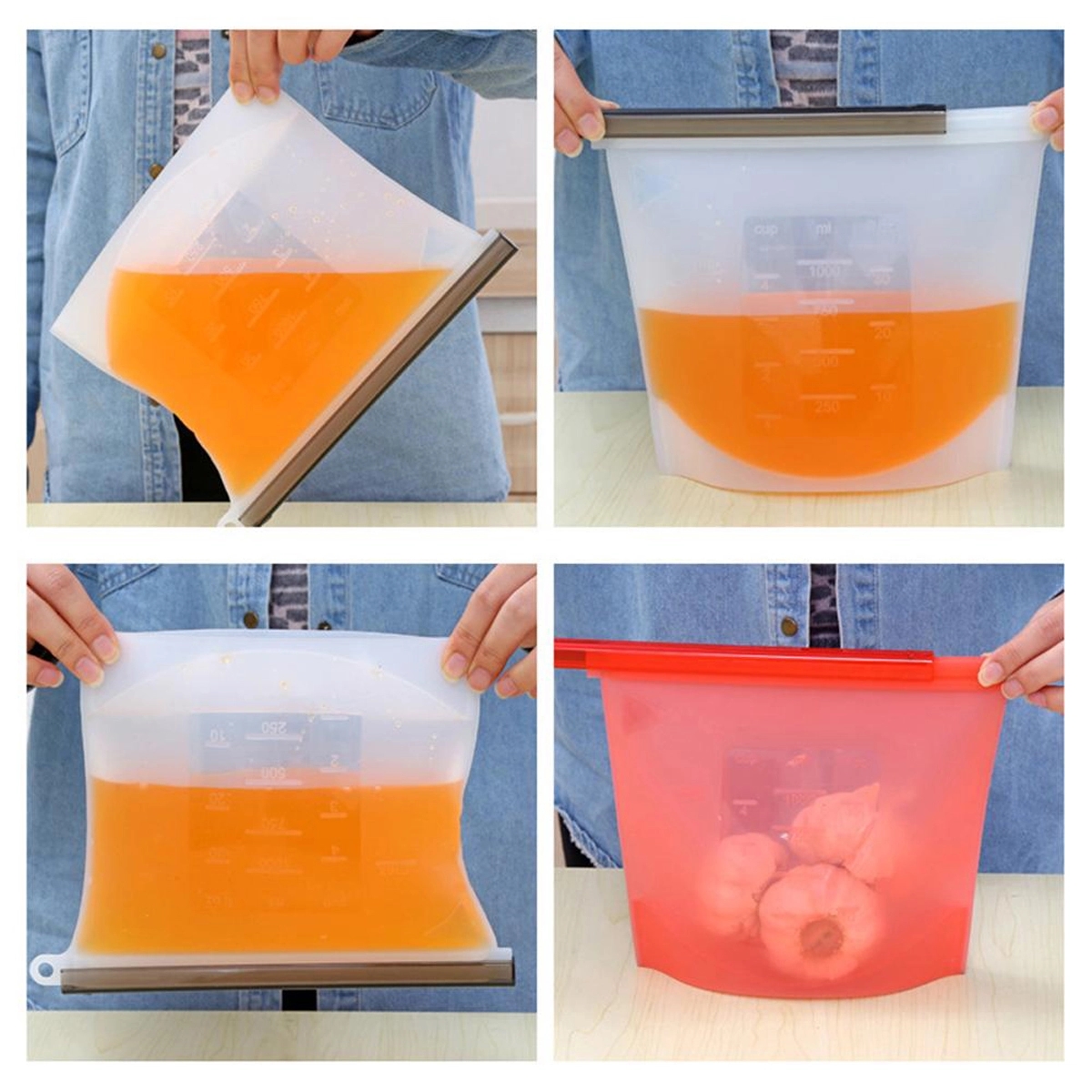 Silicone Food Storage Bags 4