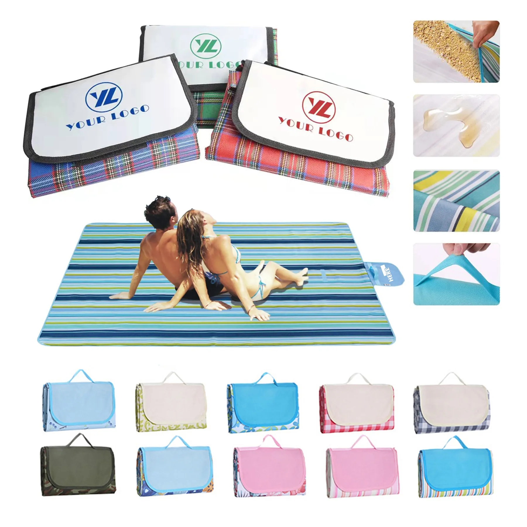 Outdoor Waterproof Foldable Picnic Mat 2