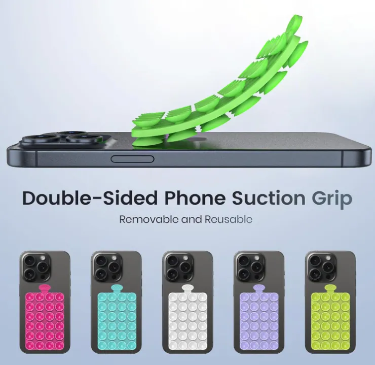 Double Sided Silicone Suction Cup Phone Holder 5