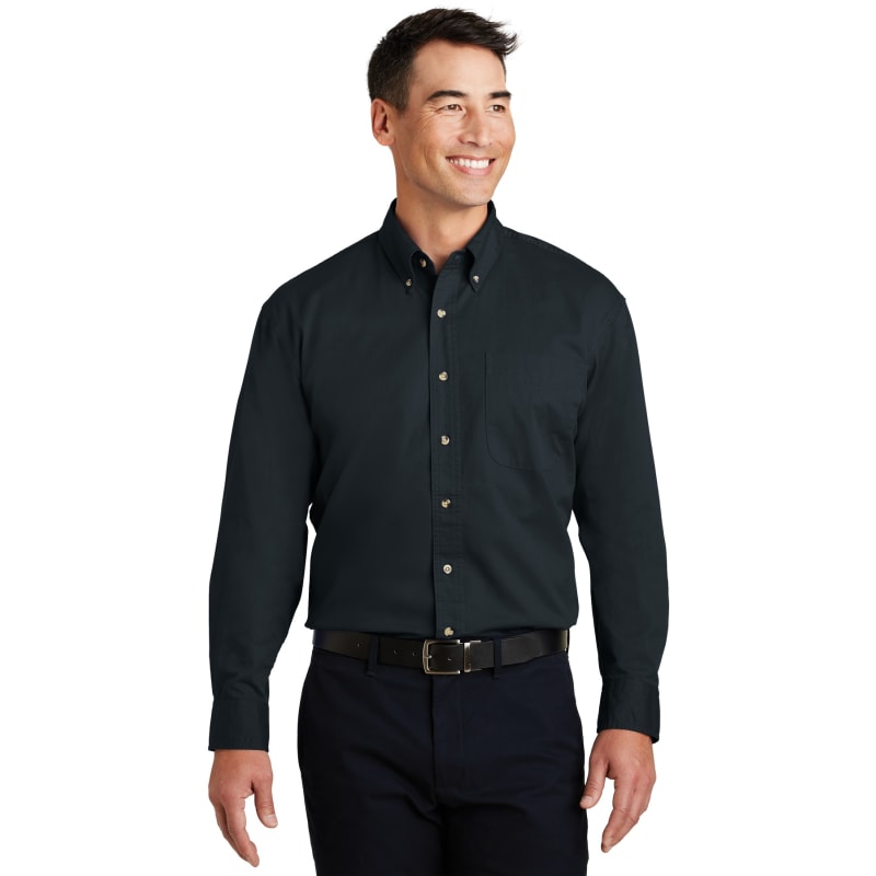 Port Authority Long Sleeve Twill Shirt. 14