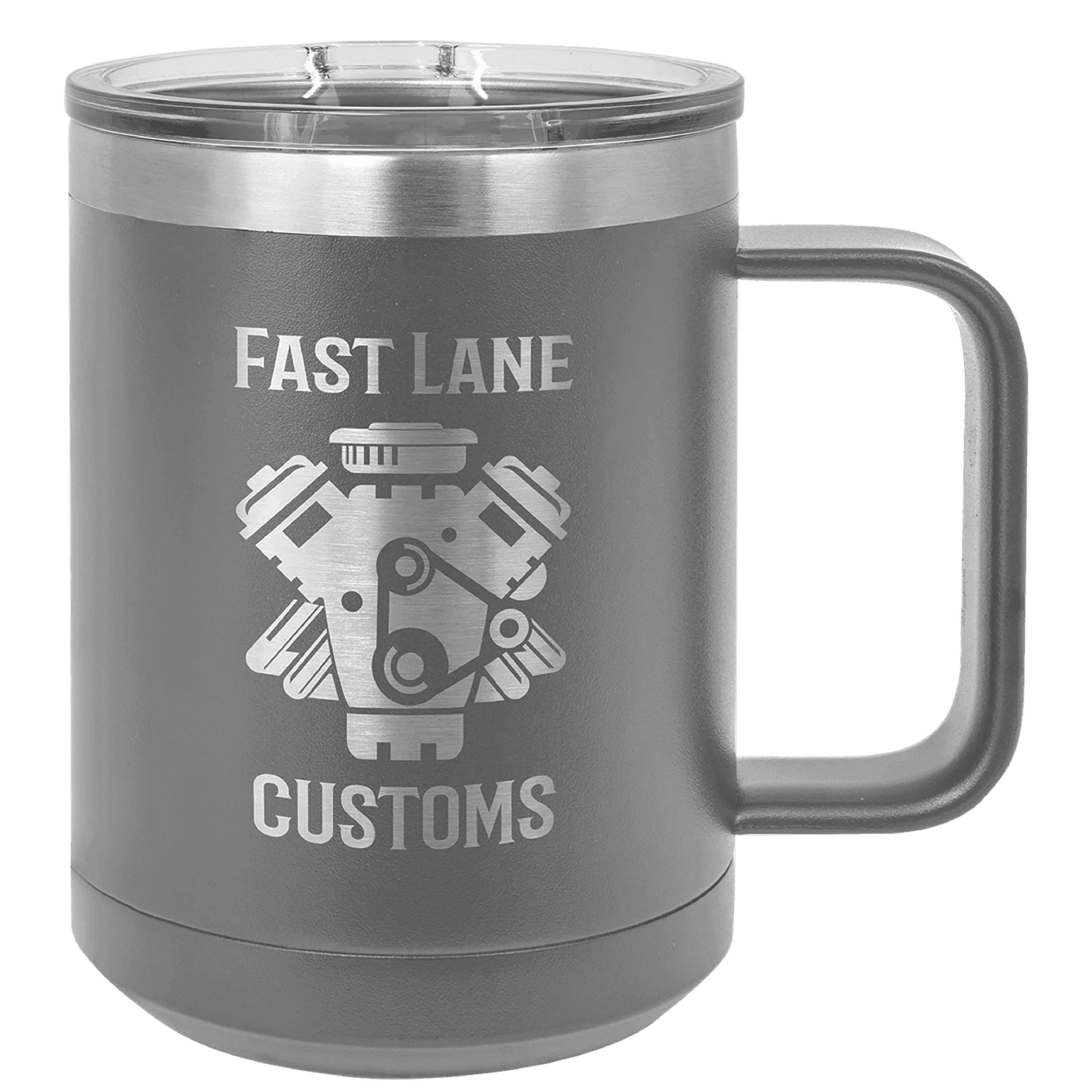 Polar Camel 15 oz. Stainless Steel Coffee Mug w/ Sliding Lid 16