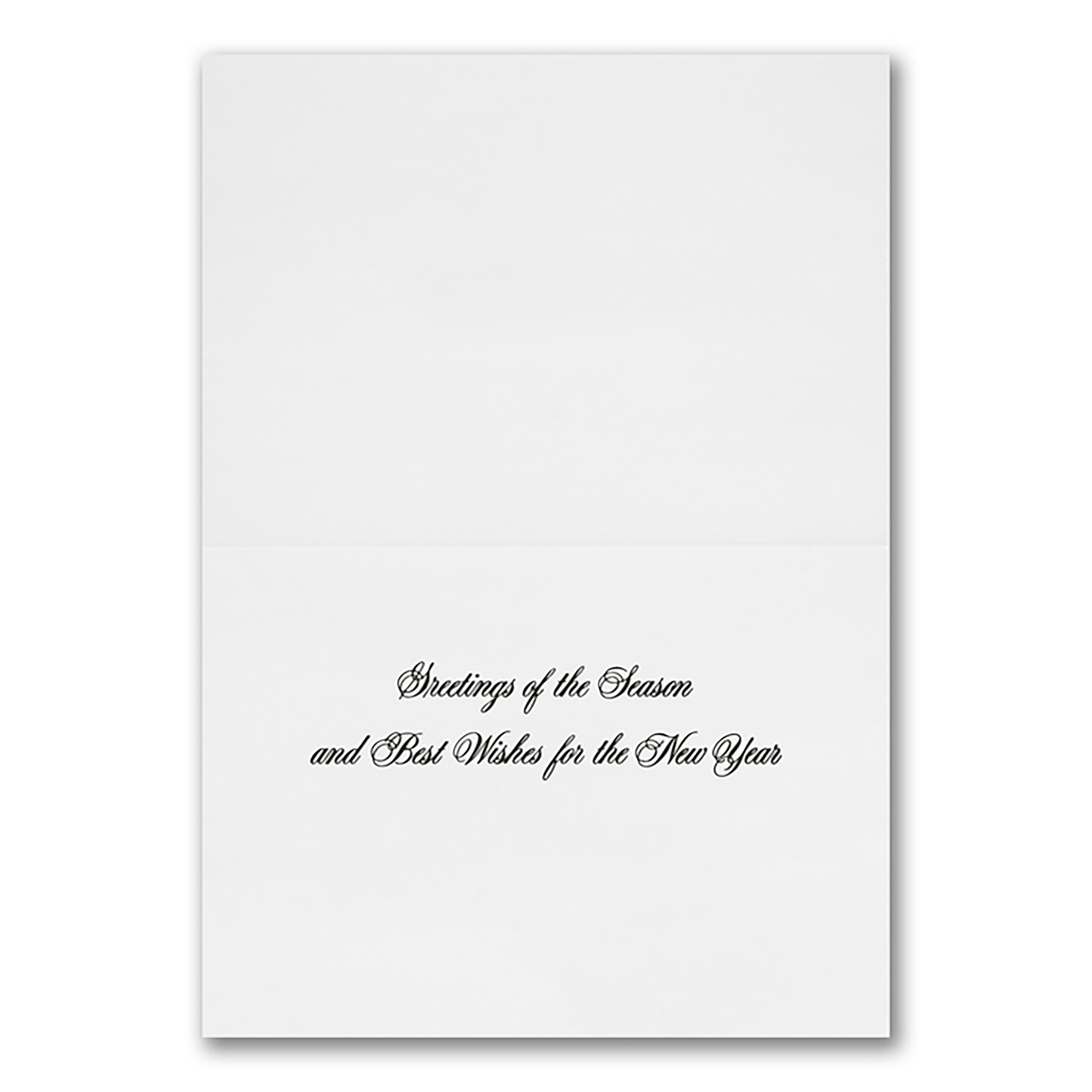 Glittering Wishes Economy Holiday Card 4