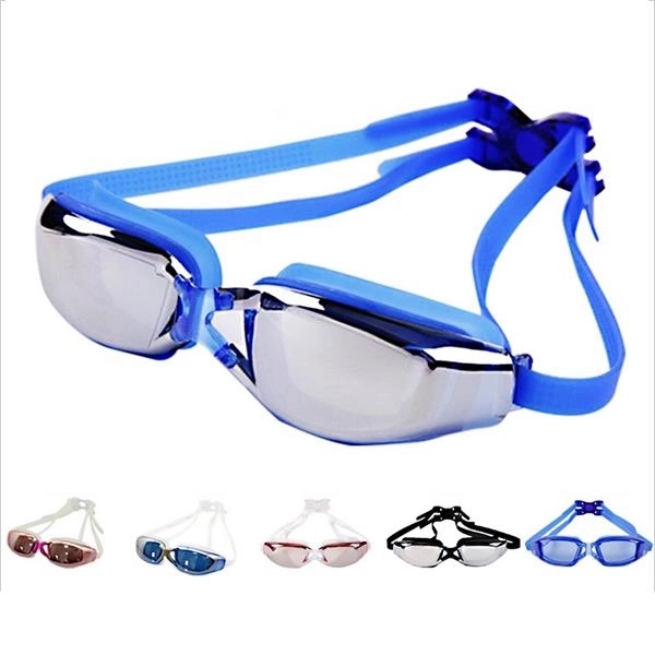 Anti-Fog Plating Adult Swimming Goggles 5