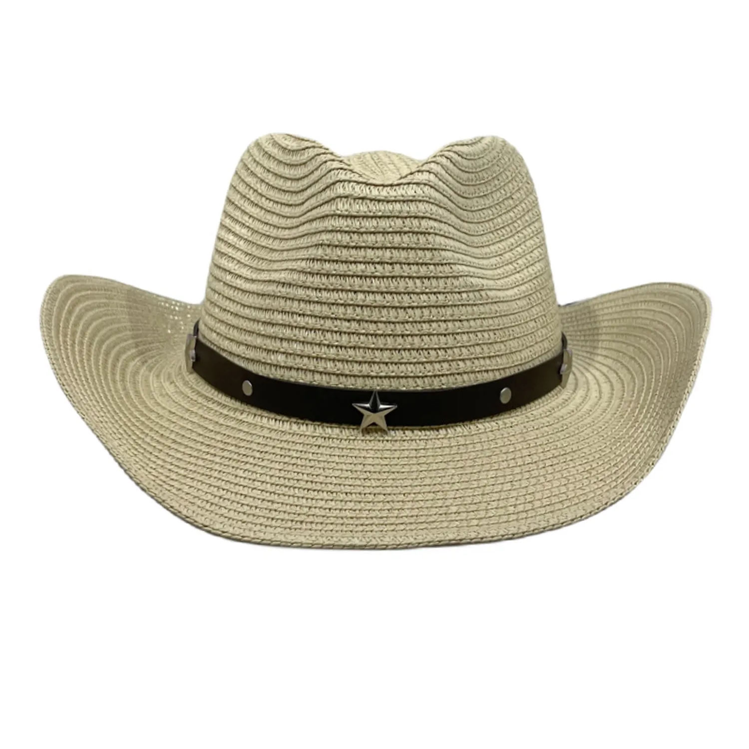 Straw Cowboy Cowgirl Hat for Men Women 6
