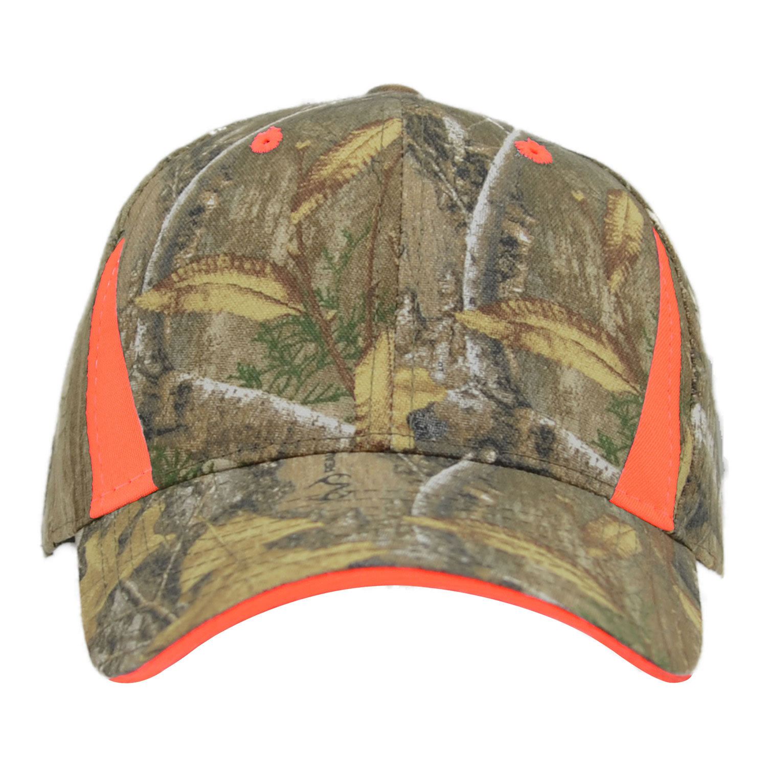 Camo Cap With Blaze Inserts
