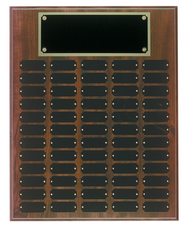 60 Plate Cherry Finish Perpetual Plaques 2