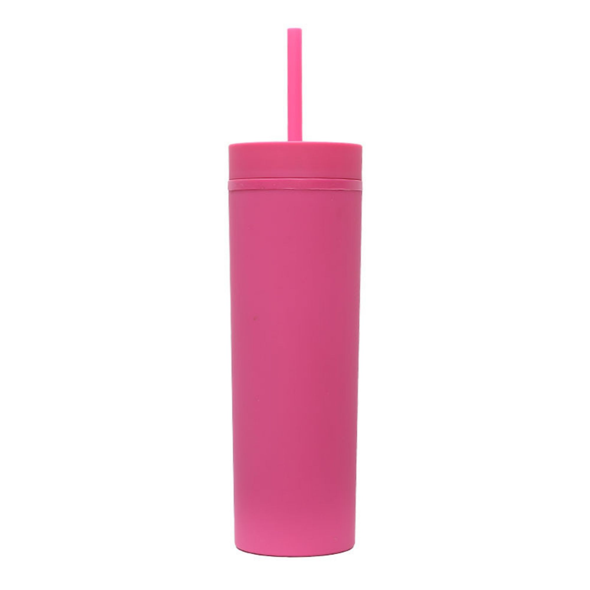 16 oz Solid Color Straw Cup 3