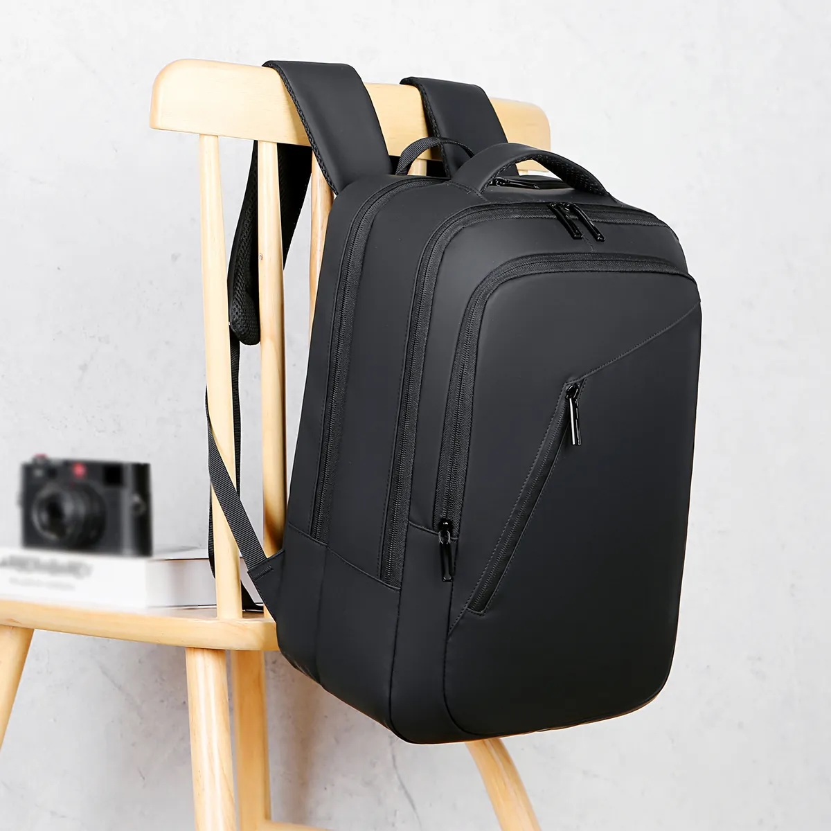 Multi-Pockets Business Travel Laptop Backpack with USB Port 2