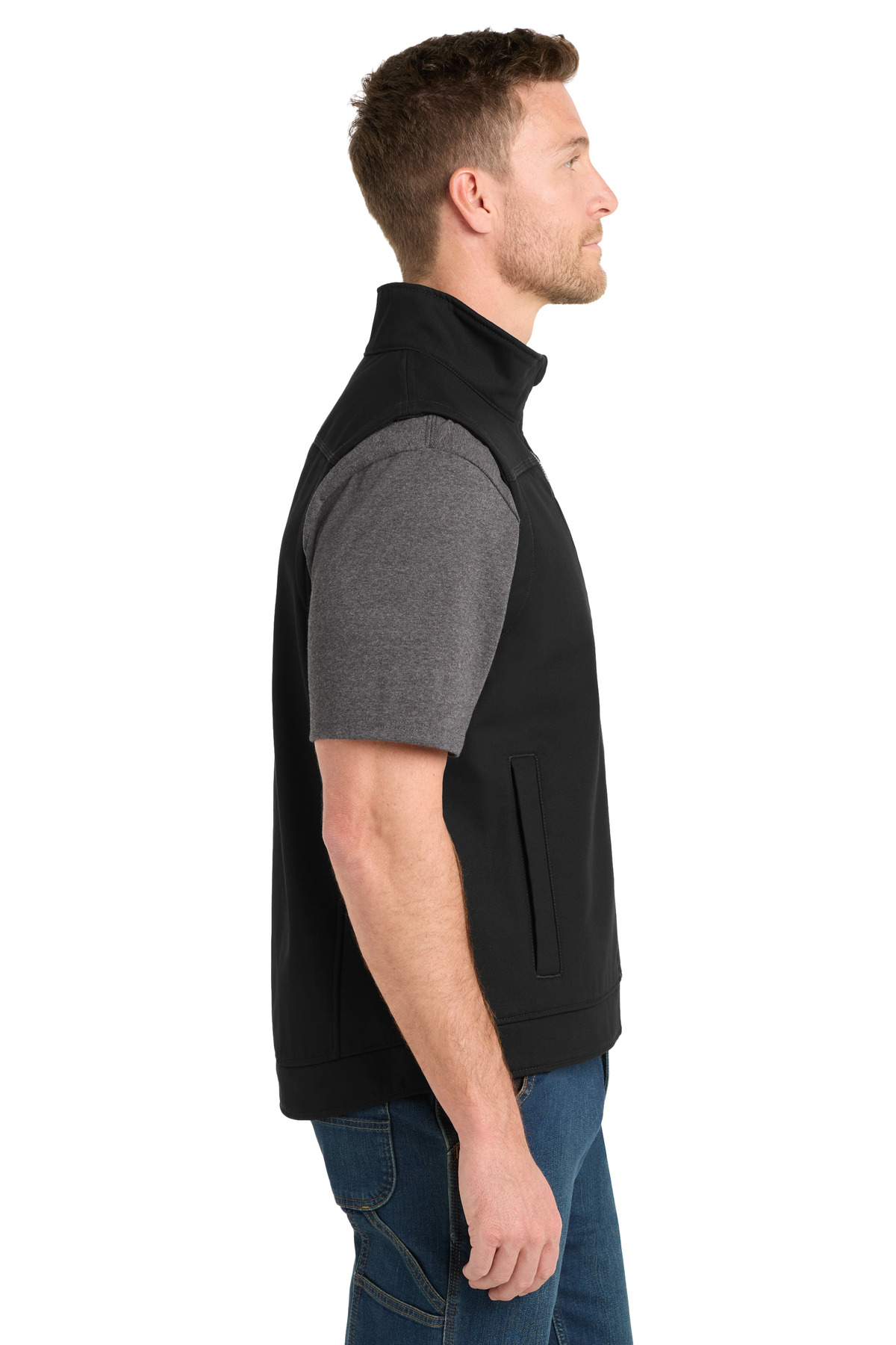 CornerStone Duck Bonded Soft Shell Vest CSV60 13