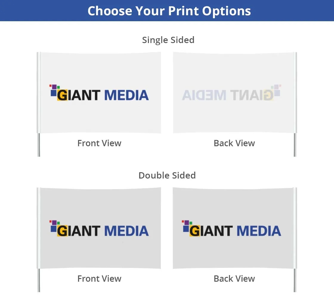 Rectangle Flags (1ft x 1ft/SQFT) 8