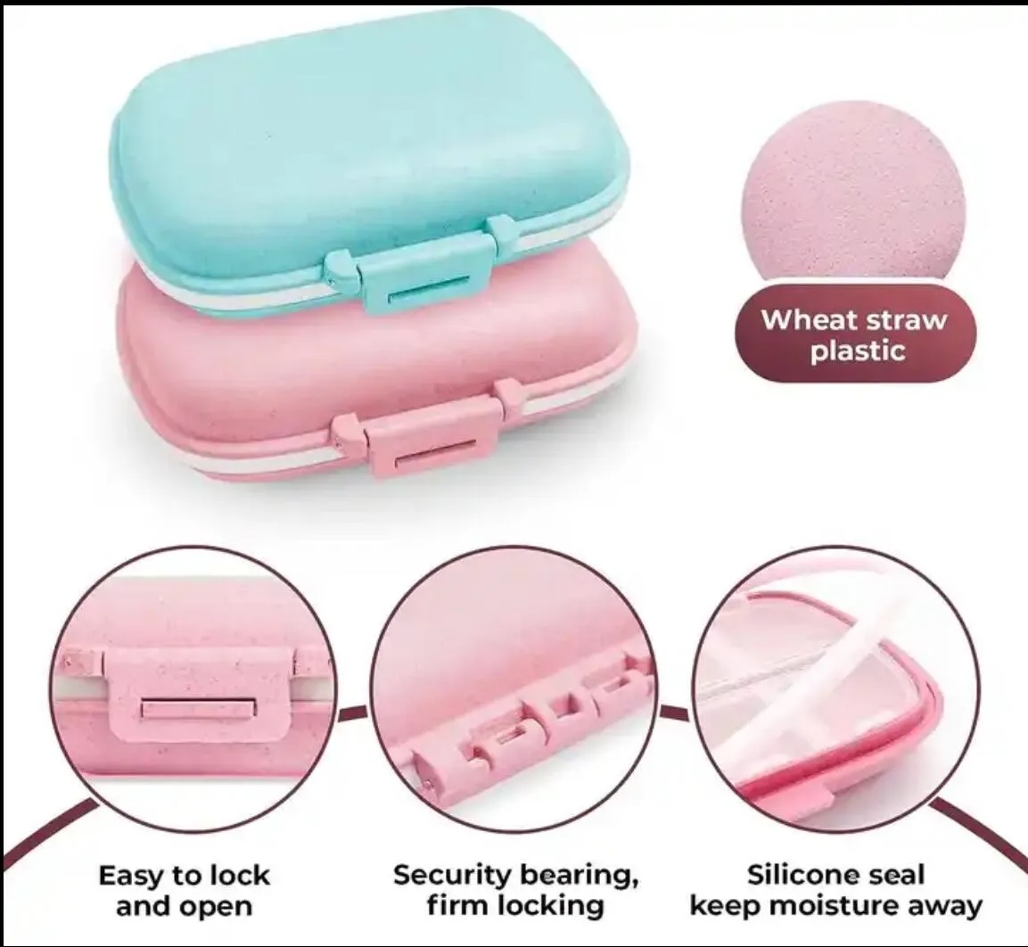 8 Compartments Travel Pill Organizer Box 3