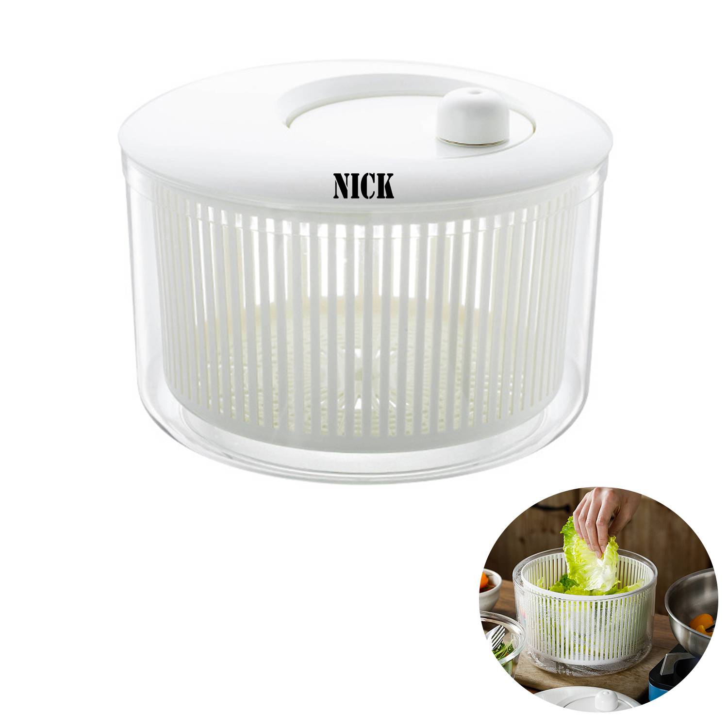 ABS Salad Spinner Dehydrator for Fruit Vegetables 3